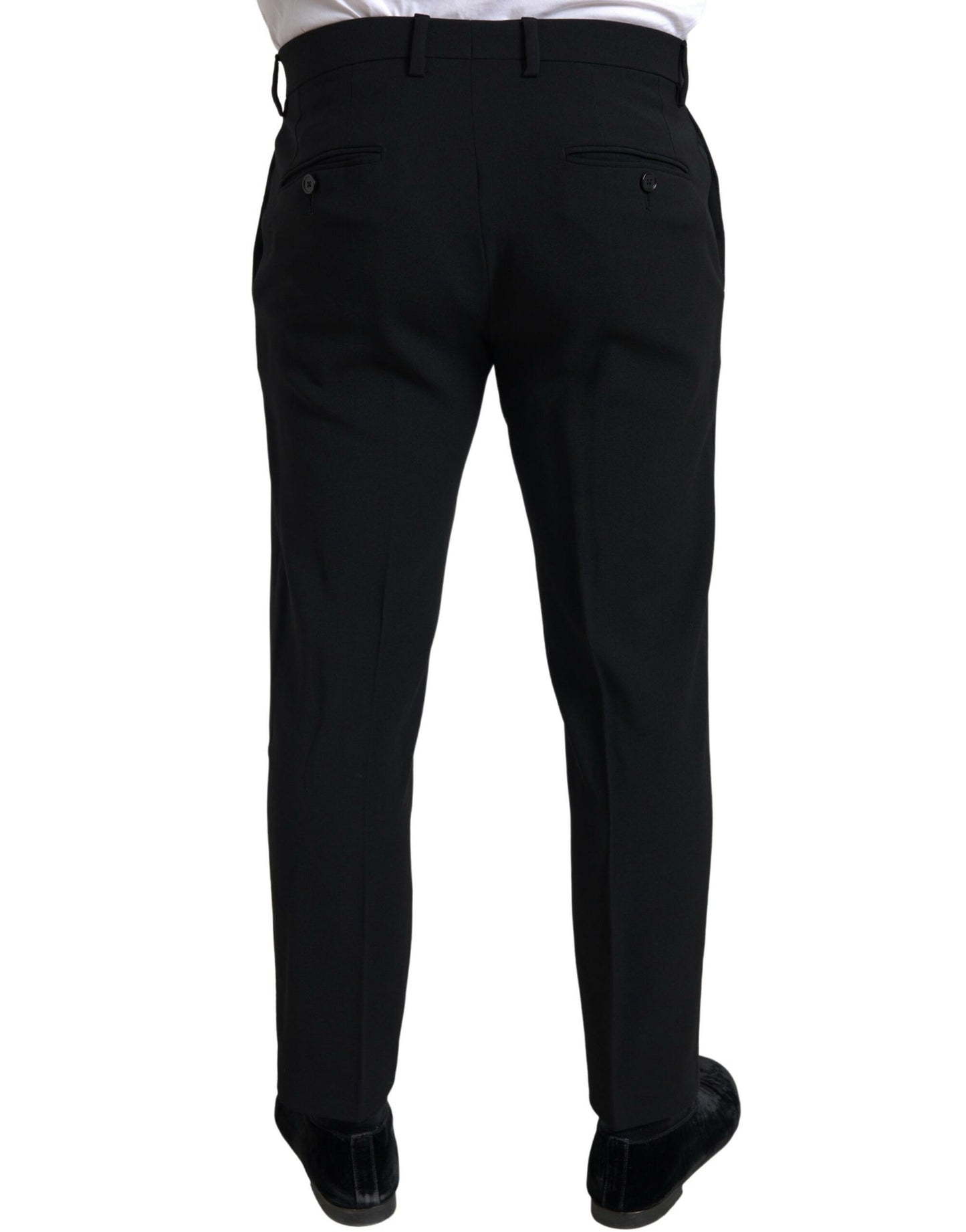 Dolce & Gabbana Black 2 Piece Double Breasted SICILIA Suit Dolce & Gabbana