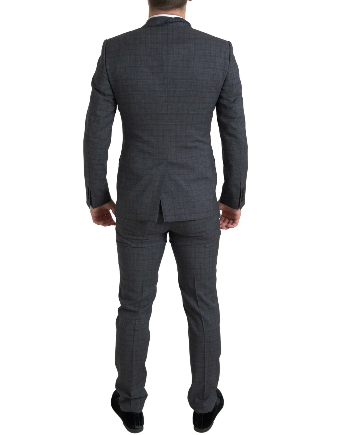 Dolce & Gabbana Gray 2 Piece Single Breasted MARTINI Suit Dolce & Gabbana