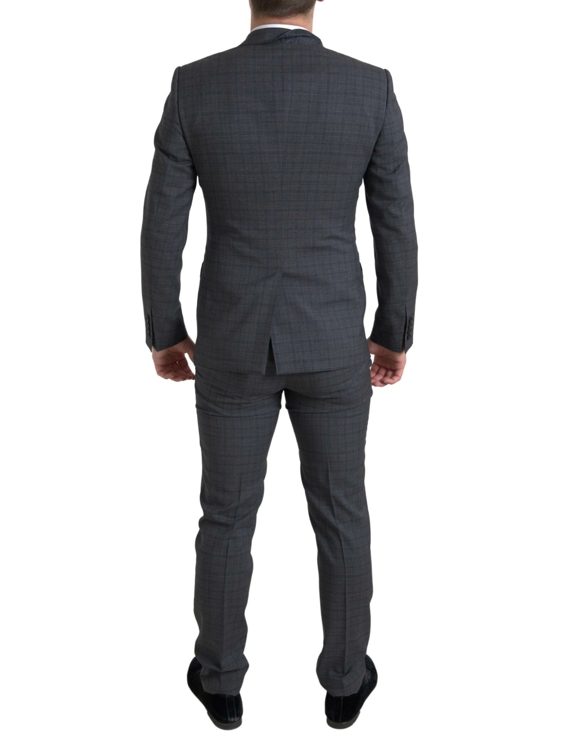 Dolce & Gabbana Gray 2 Piece Single Breasted MARTINI Suit Dolce & Gabbana