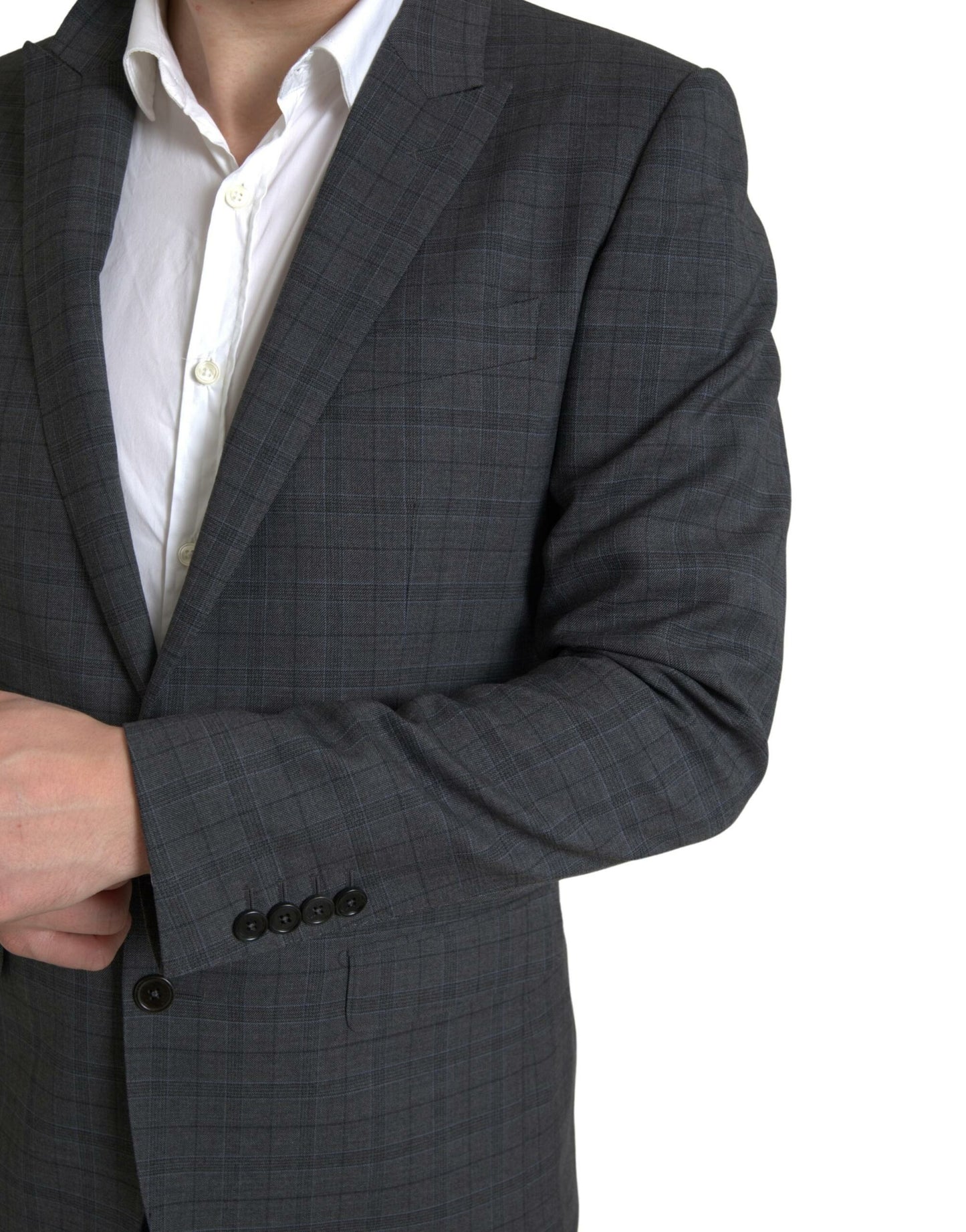 Dolce & Gabbana Gray 2 Piece Single Breasted MARTINI Suit Dolce & Gabbana