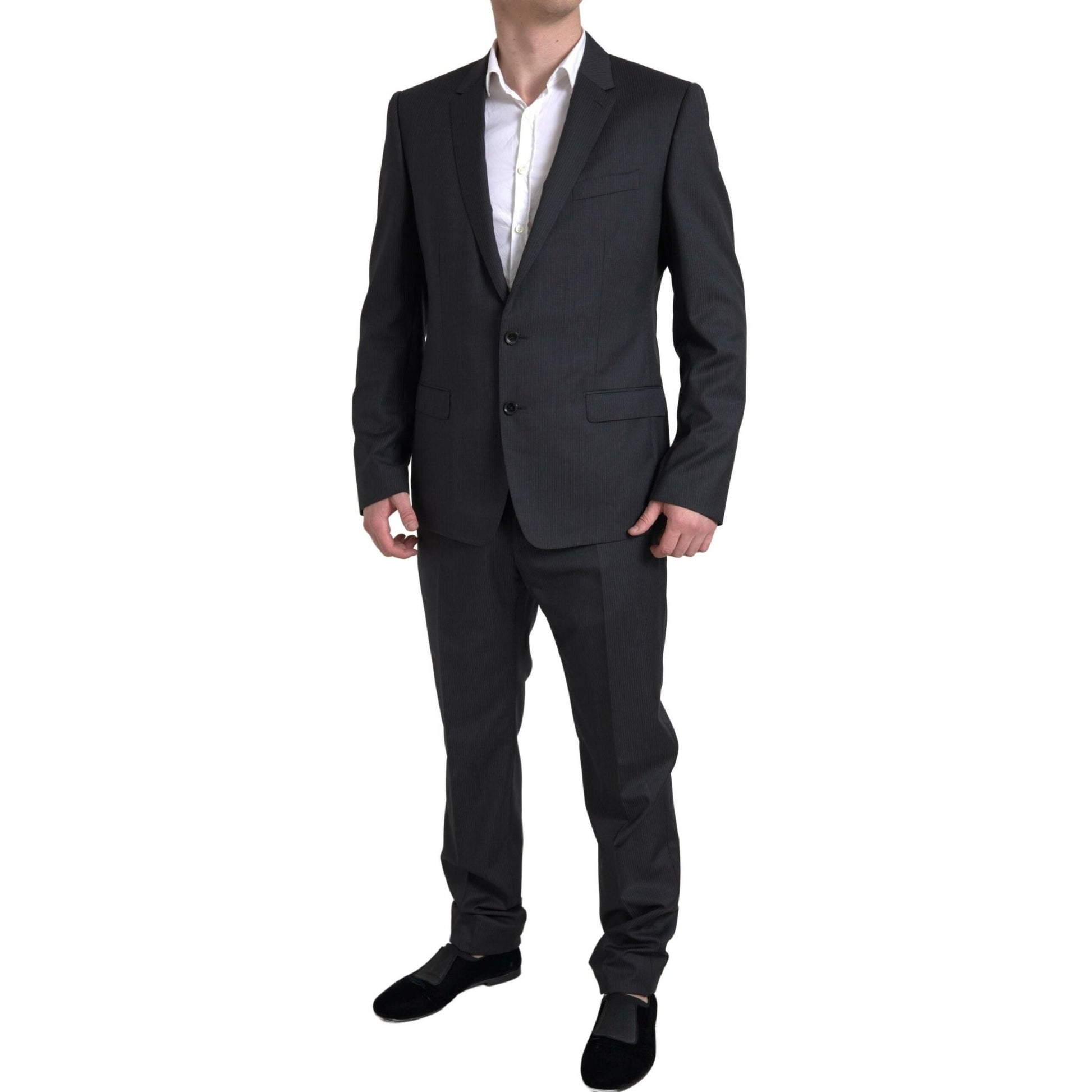 Dolce & Gabbana Black 2 Piece Single Breasted MARTINI Suit Dolce & Gabbana
