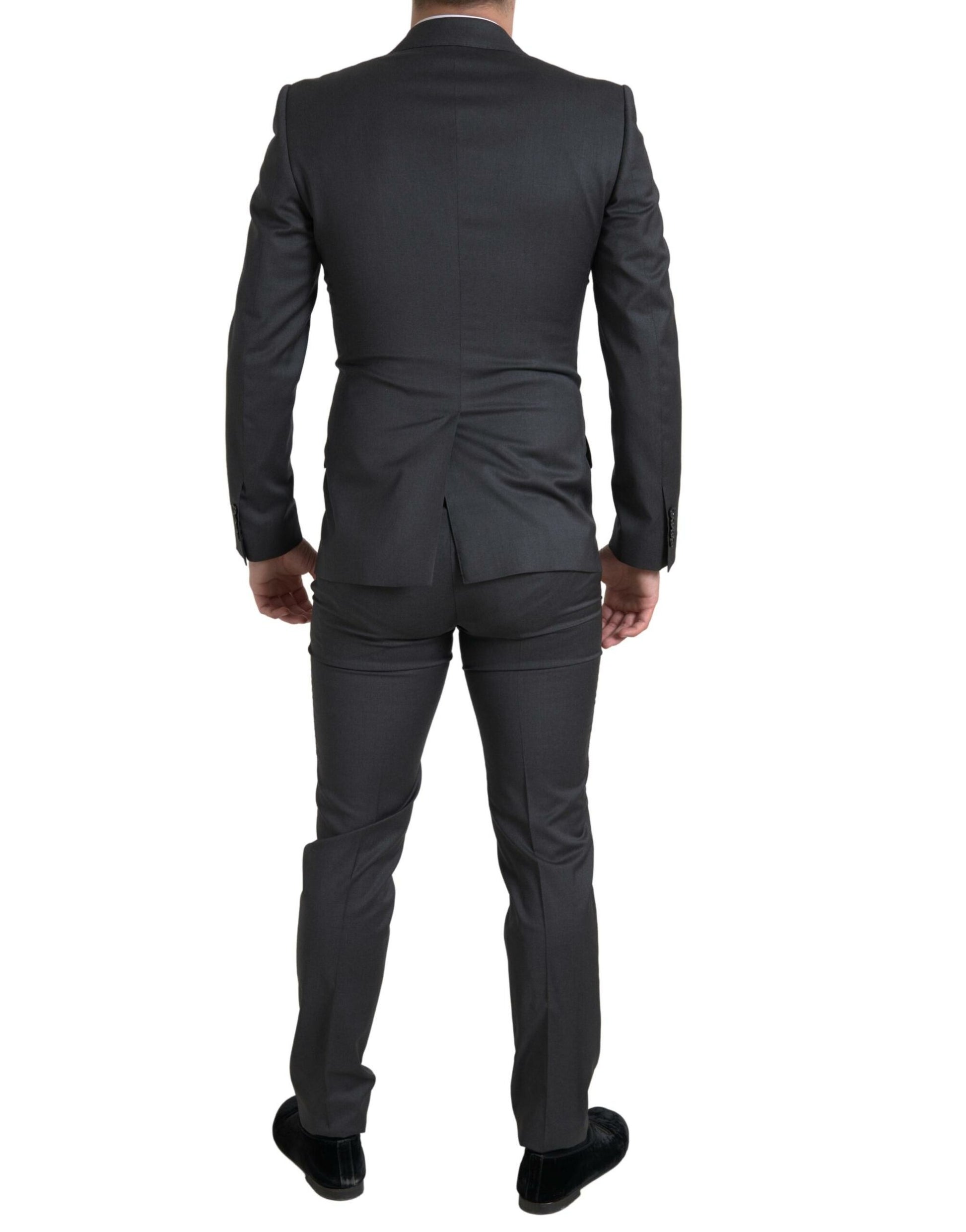 Dolce & Gabbana Gray 2 Piece Double Breasted SICILIA Suit Dolce & Gabbana