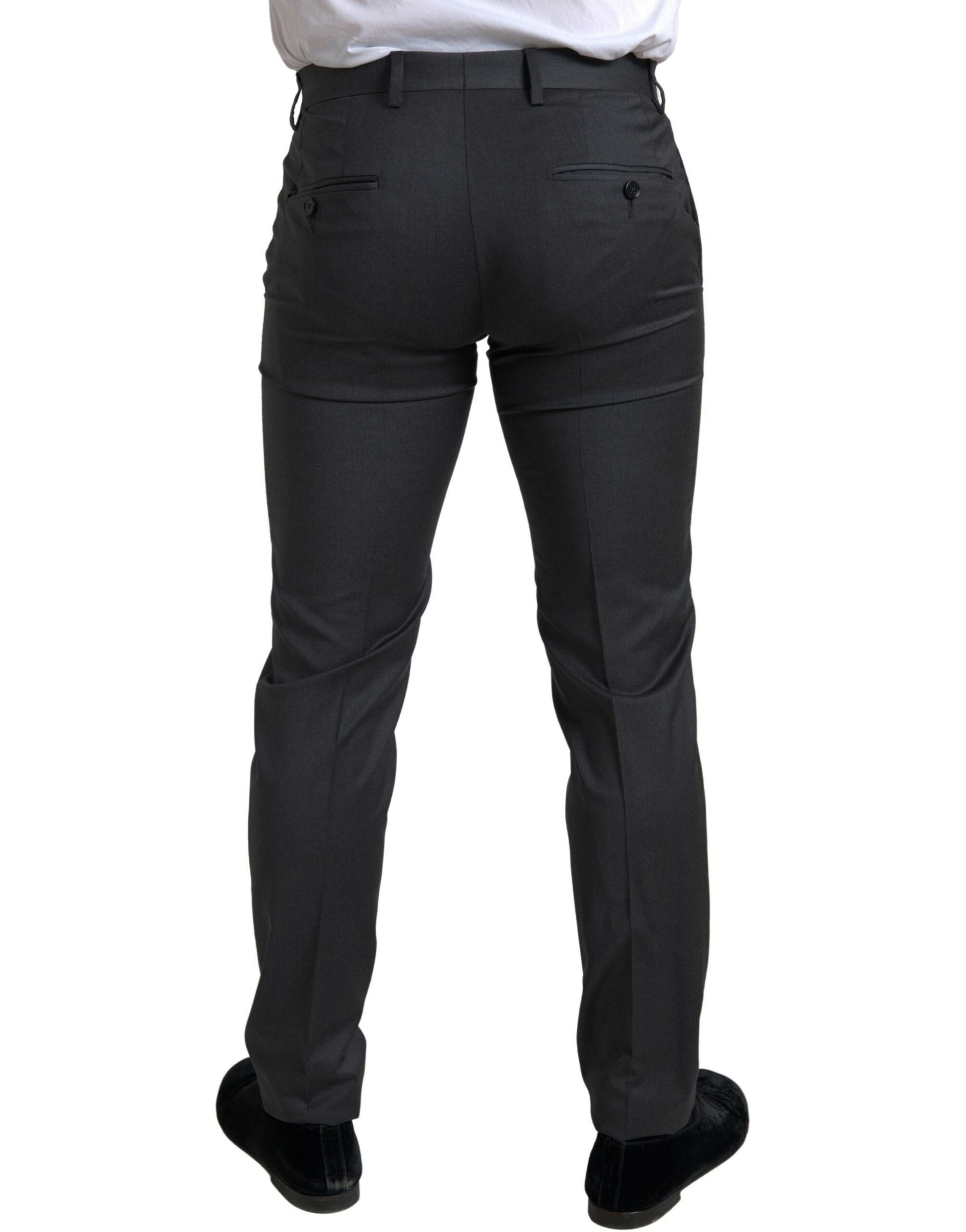 Dolce & Gabbana Gray 2 Piece Double Breasted SICILIA Suit Dolce & Gabbana