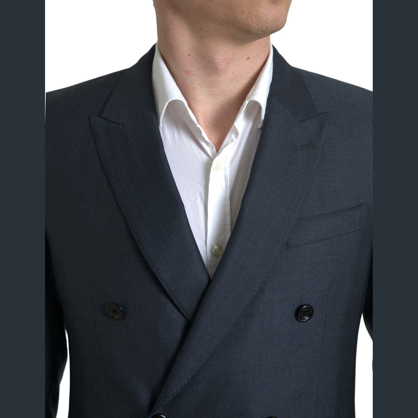 Dolce & Gabbana Blue 2 Piece Double Breasted MARTINI Suit