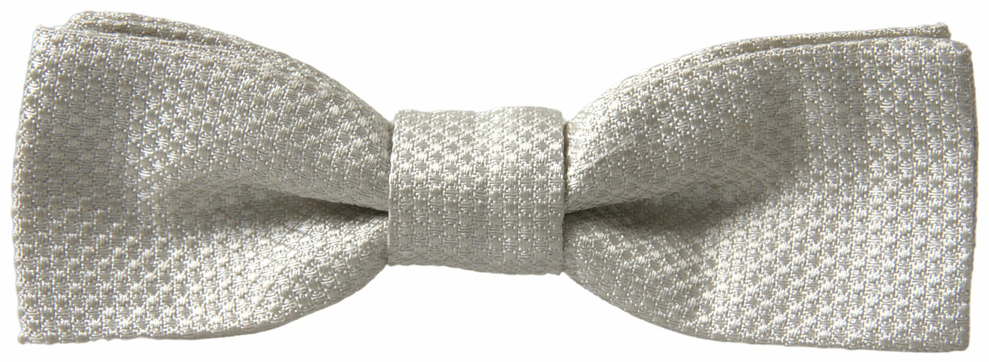 Dolce & Gabbana Ivory Silk Adjustable Neck Papillon Men Bow Tie Dolce & Gabbana