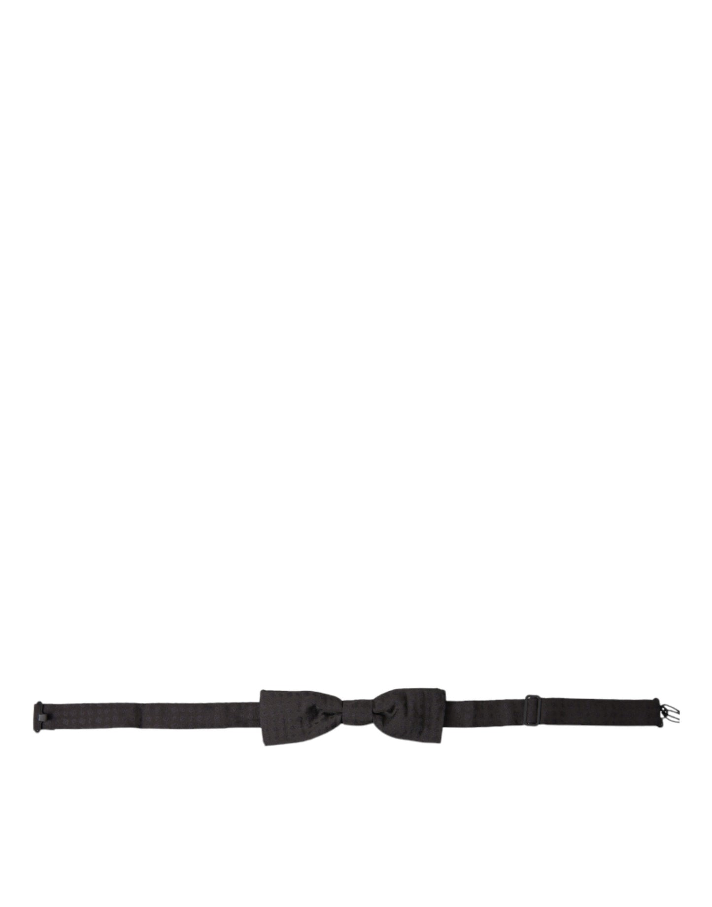 Dolce & Gabbana Brown Fantasy Silk Adjustable Neck Men Papillon Bow Tie Dolce & Gabbana