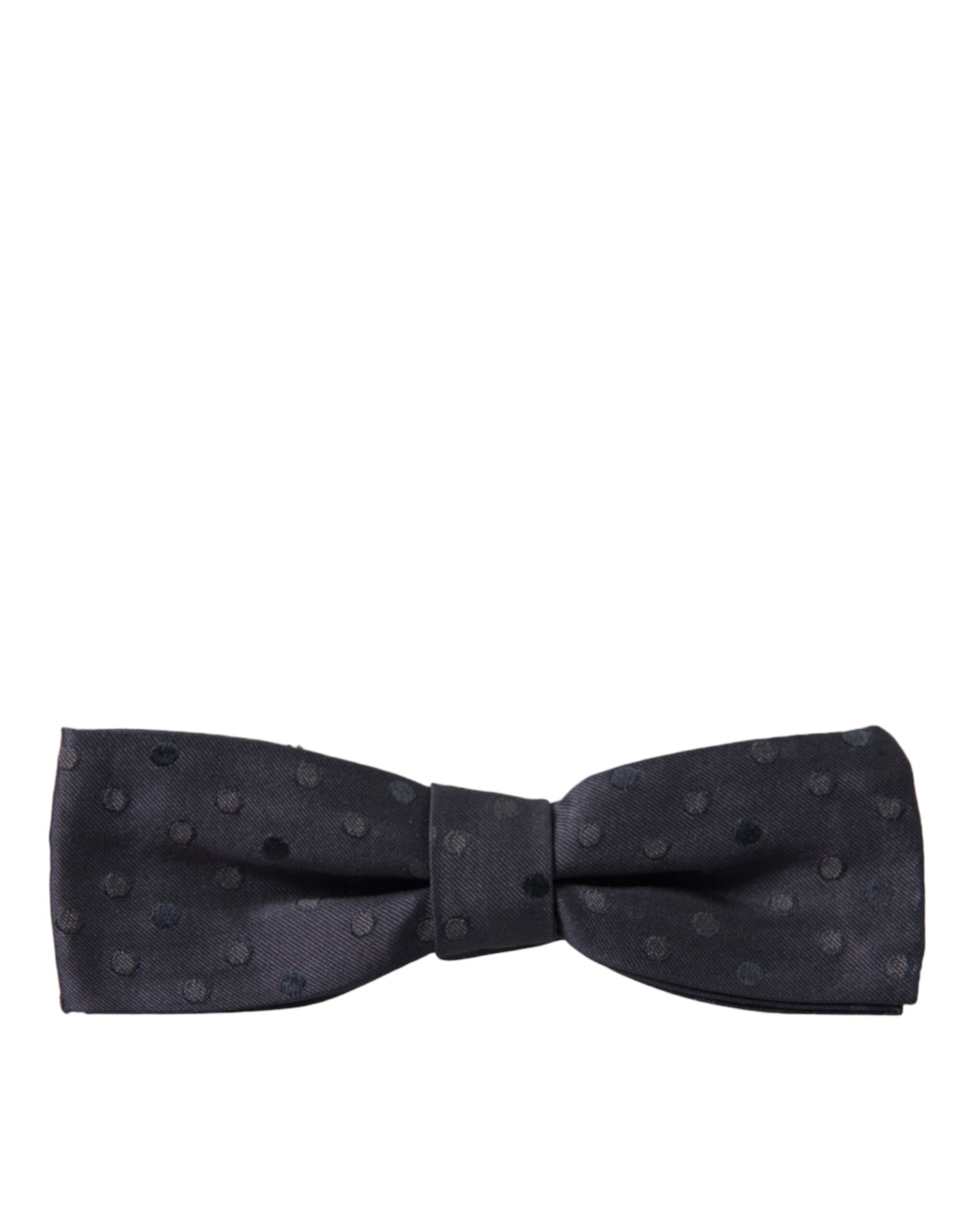 Dolce & Gabbana Blue Polka Dot Silk Adjustable Neck Men Papillon Bow Tie Dolce & Gabbana