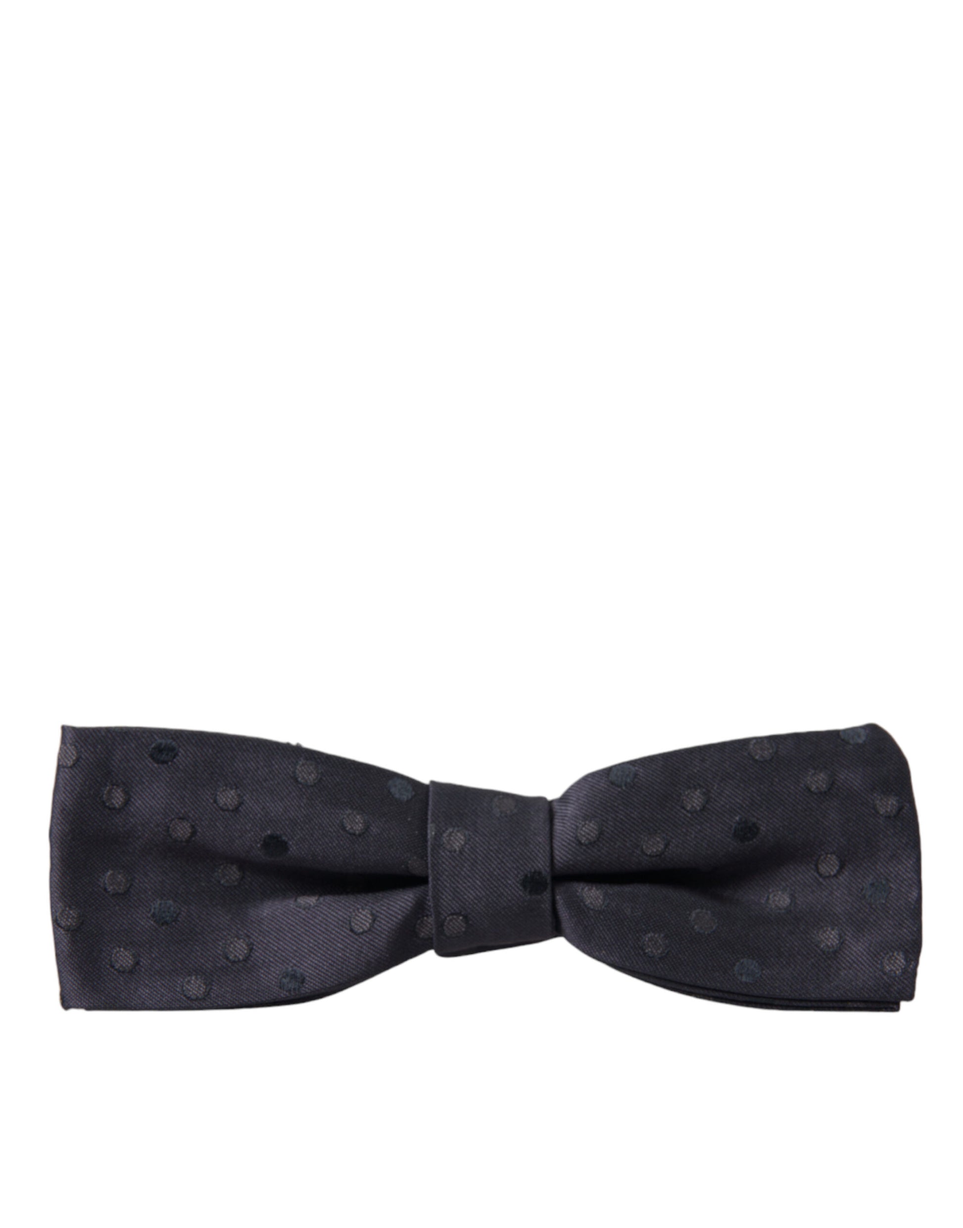 Dolce & Gabbana Blue Polka Dot Silk Adjustable Neck Men Papillon Bow Tie Dolce & Gabbana