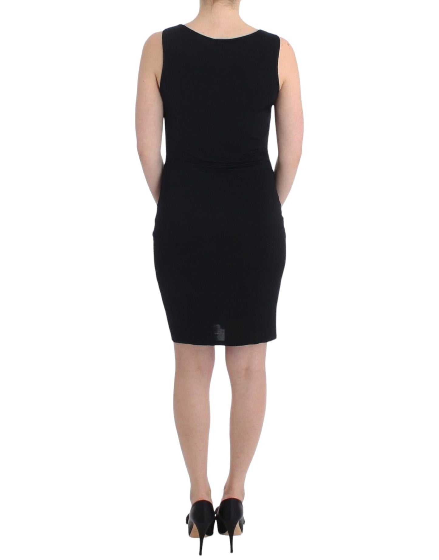 Roccobarocco Black pencil sheath dress Roccobarocco