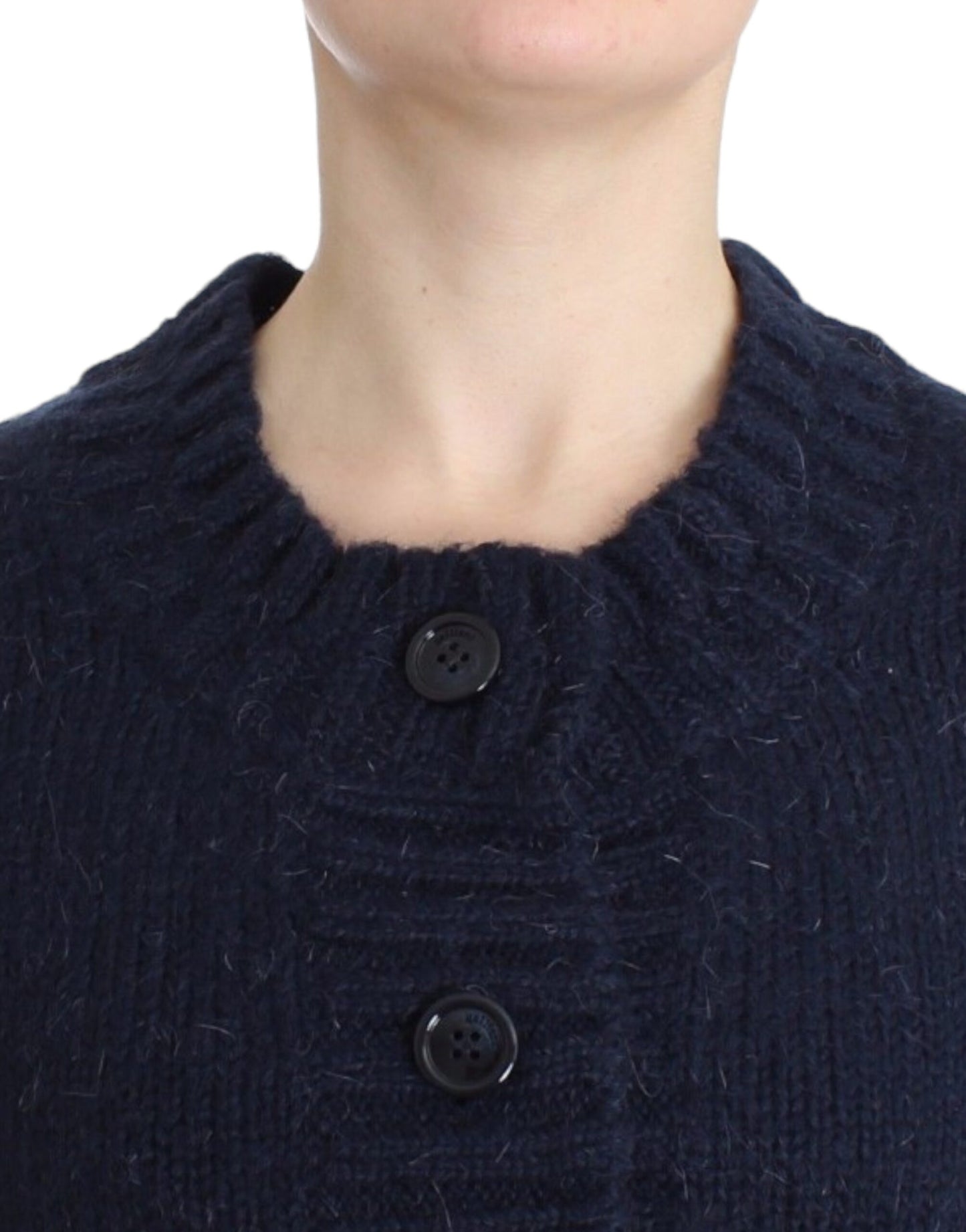 John Galliano Blue cropped cardigan John Galliano