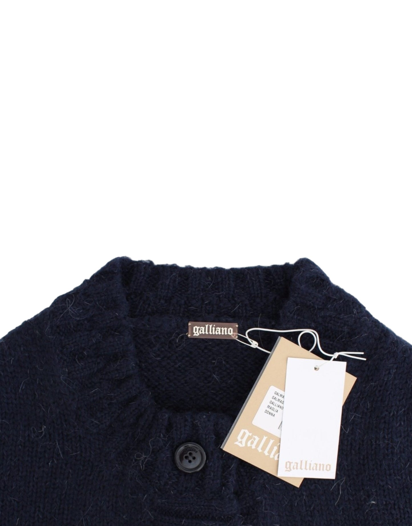 John Galliano Blue cropped cardigan John Galliano