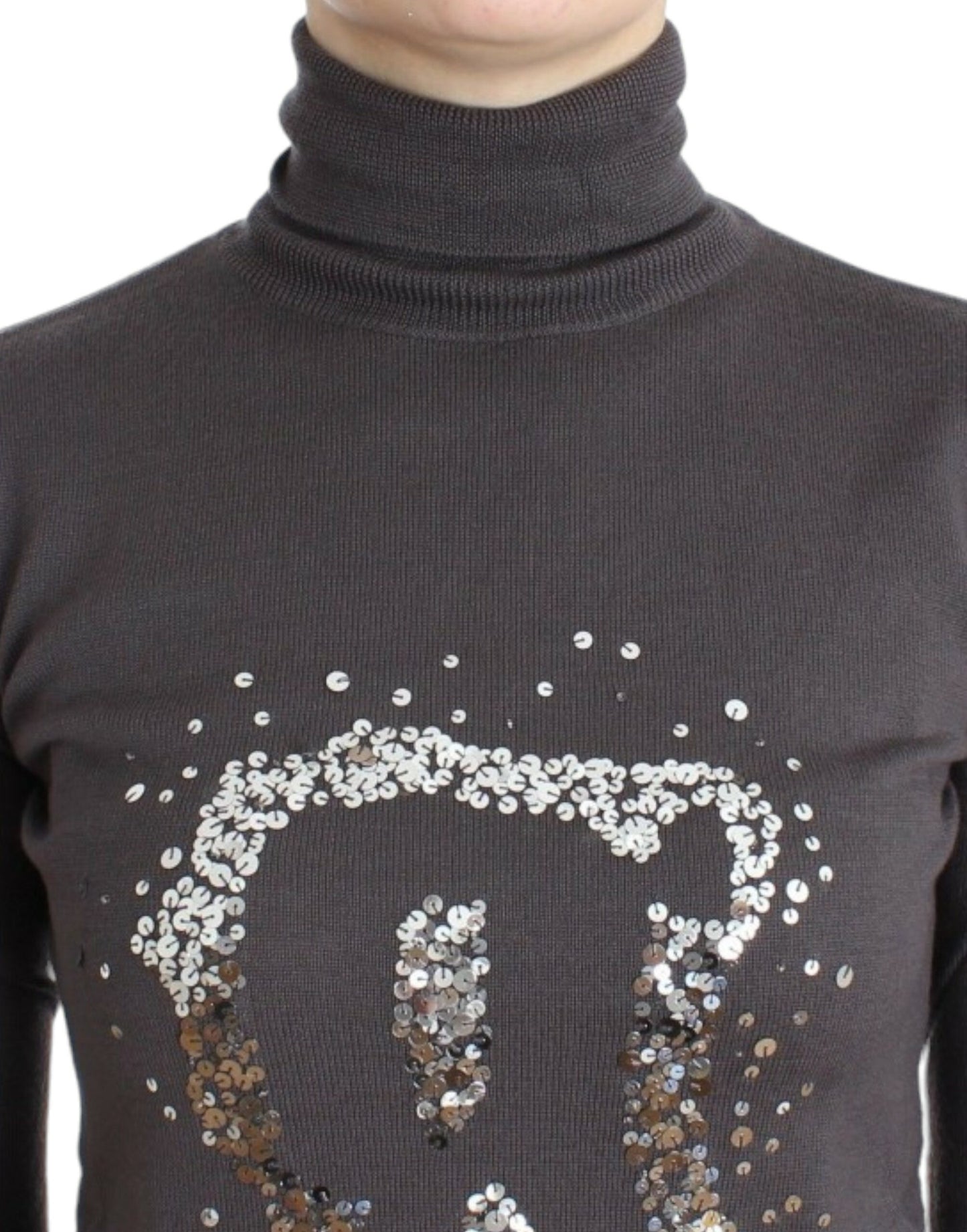 John Galliano Brown turtleneck cotton sweater John Galliano