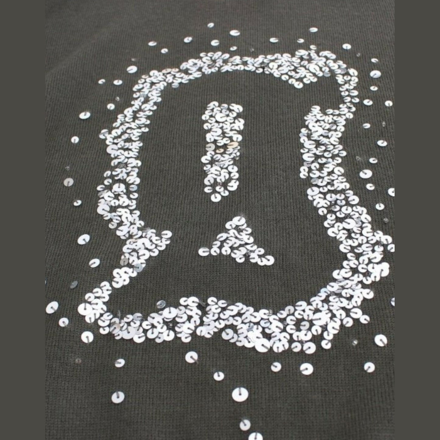 John Galliano Green wool turtleneck sweater