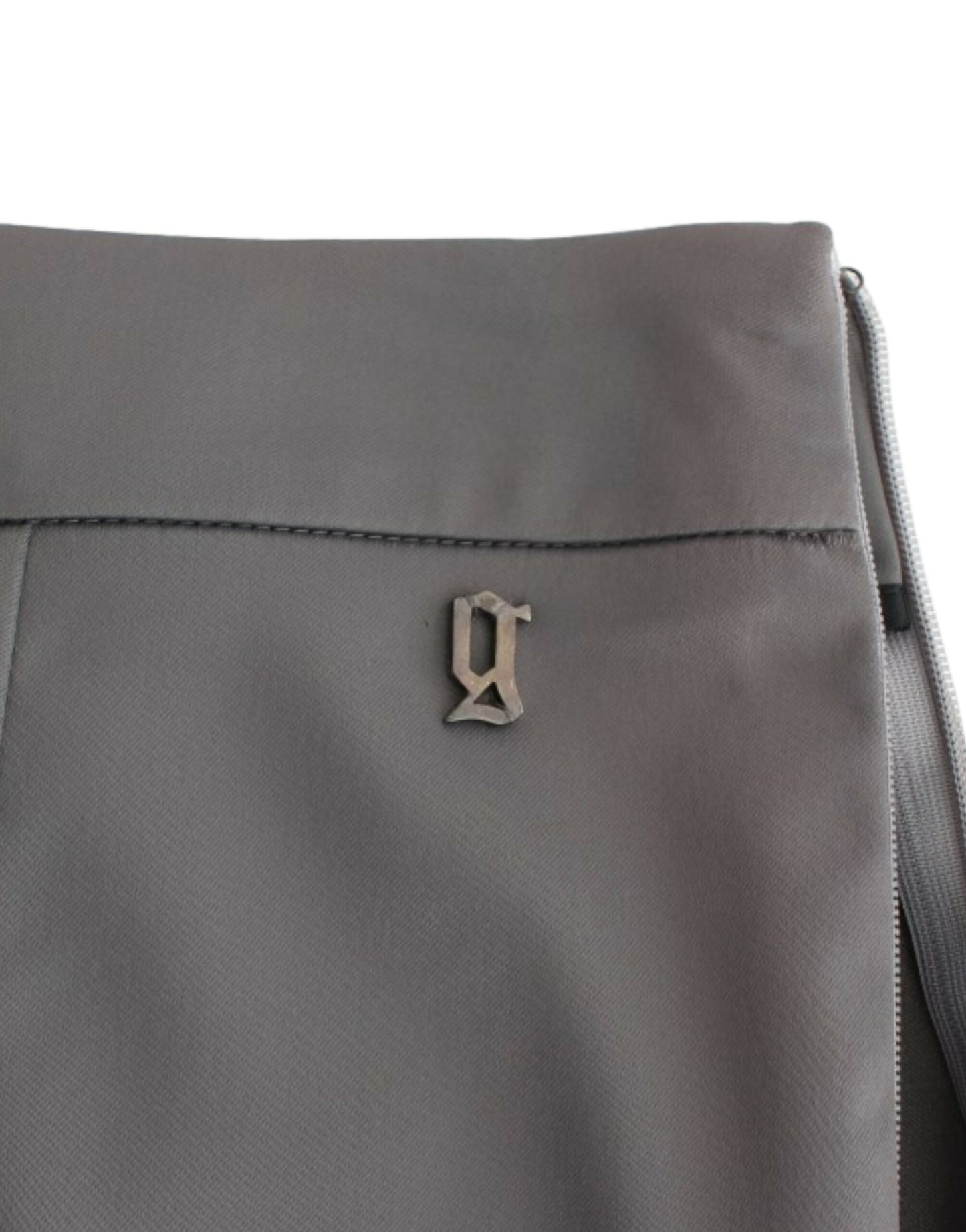 John Galliano Gray slim fit pants John Galliano