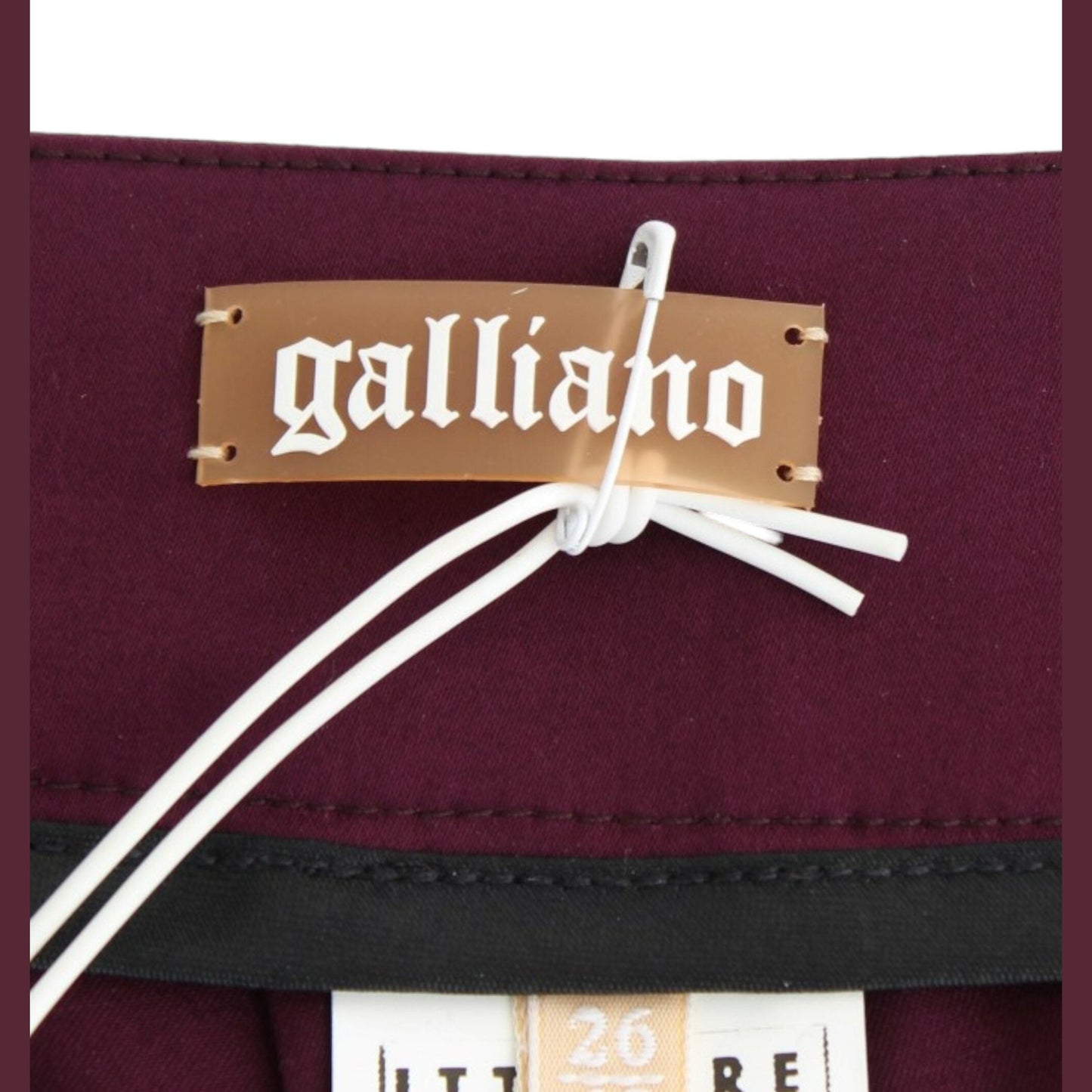 John Galliano Purple slim fit pants
