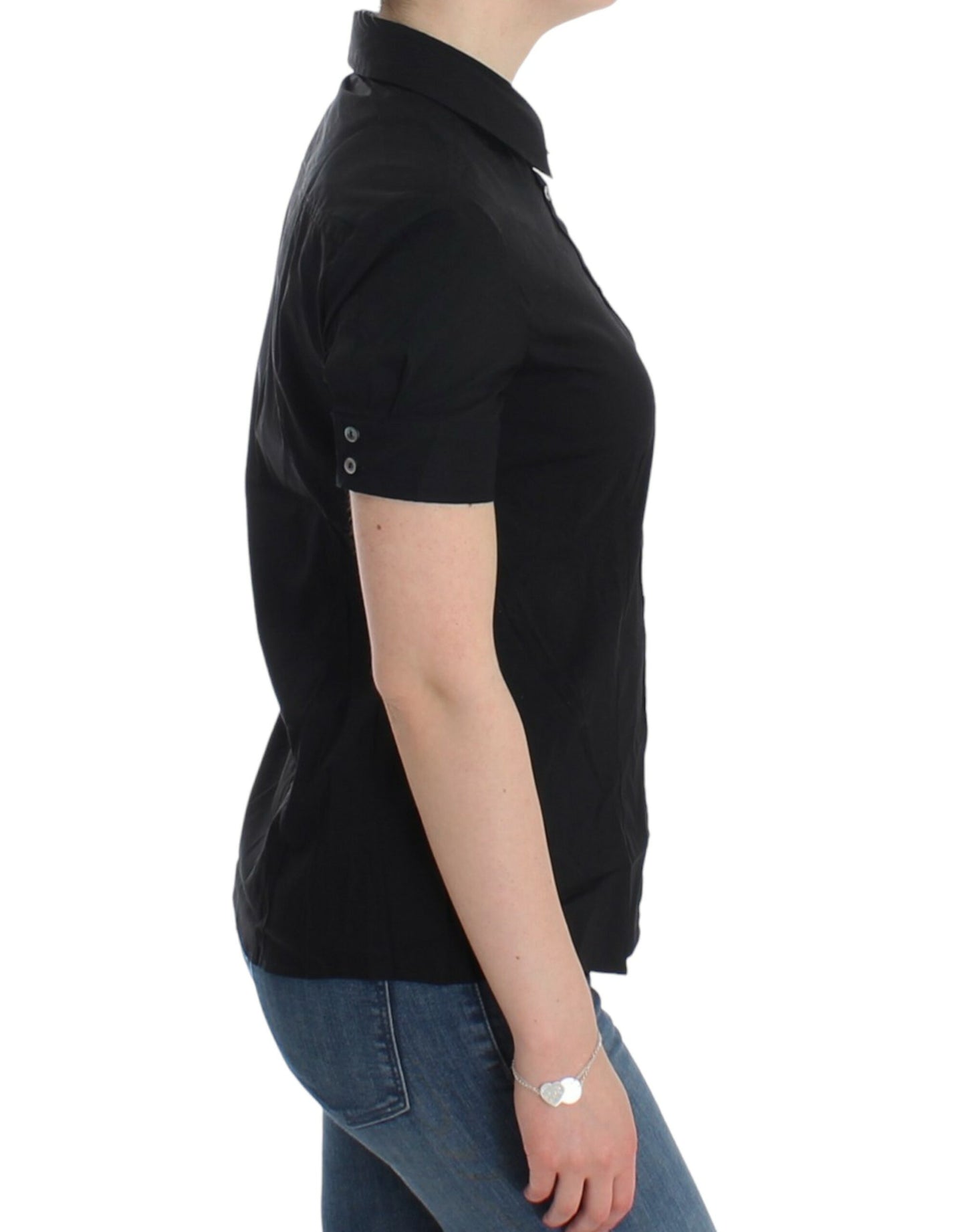 John Galliano Black cotton shirt top John Galliano