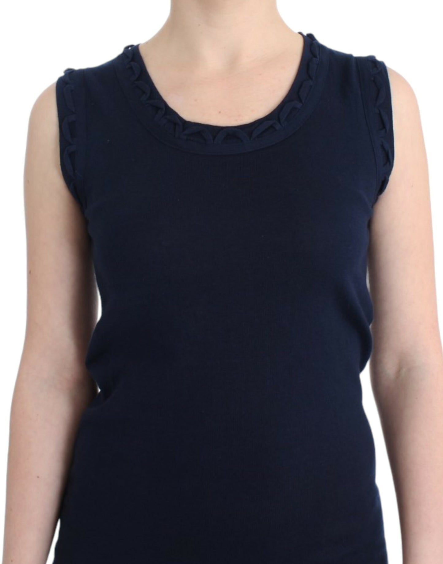 John Galliano Blue cotton jersey dress John Galliano