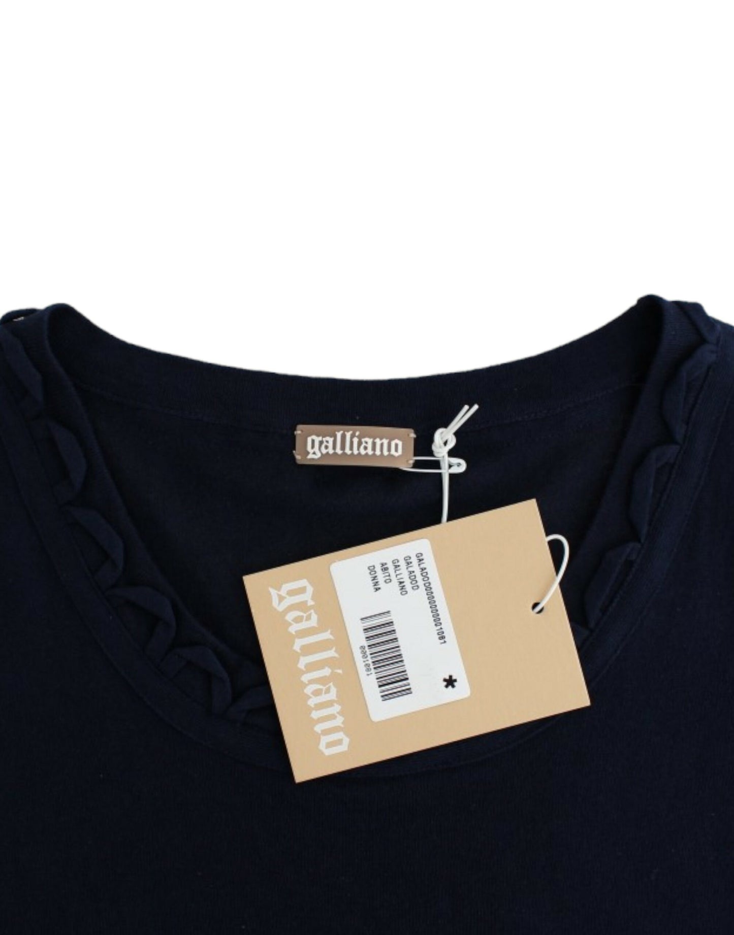John Galliano Blue cotton jersey dress John Galliano