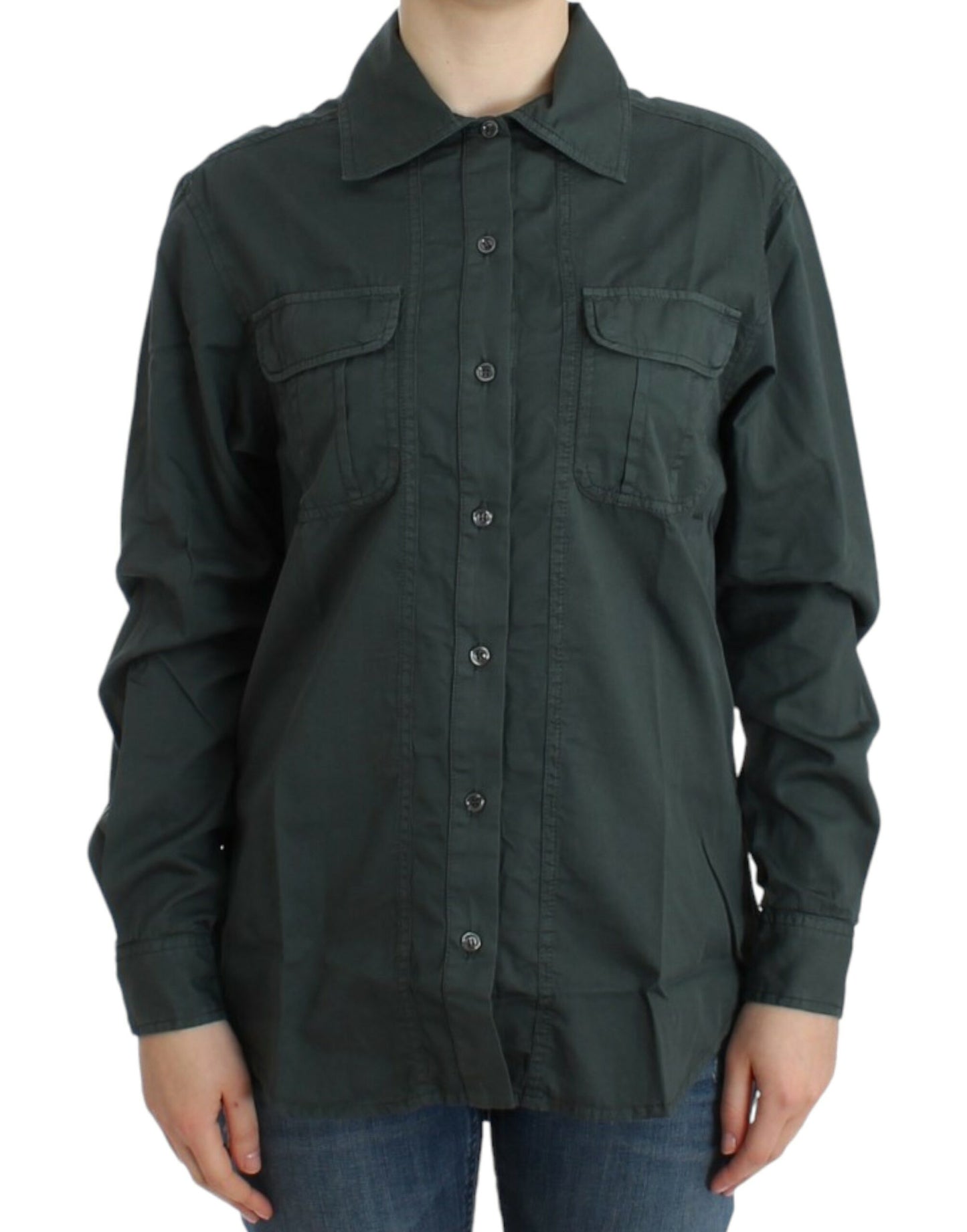 Cavalli Gray button down shirt Cavalli