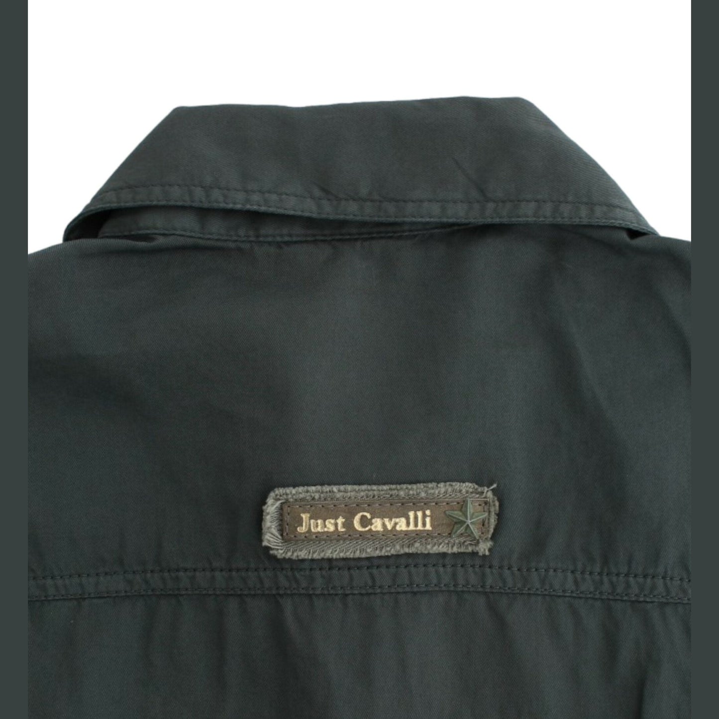 Cavalli Gray button down shirt