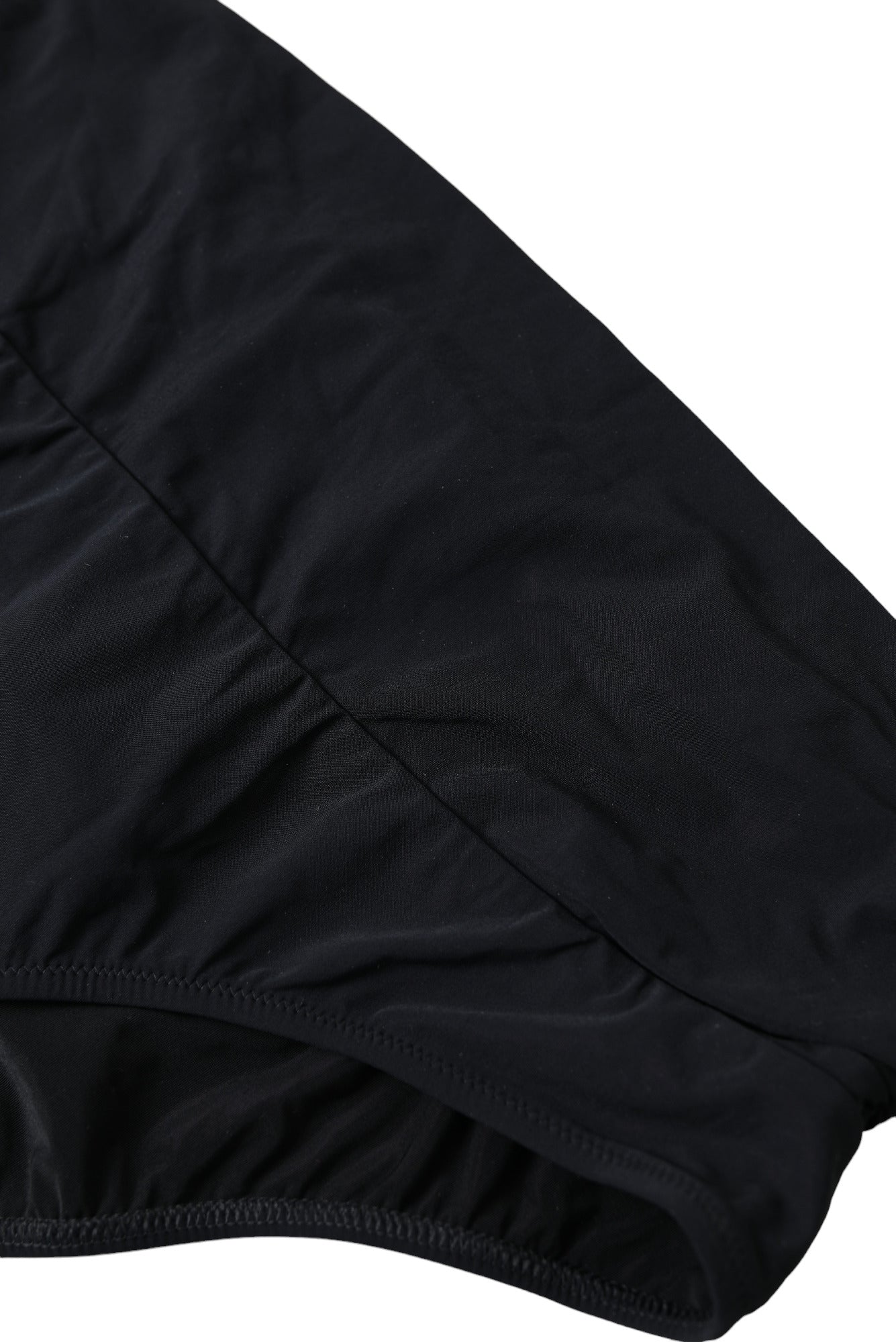 Dolce & Gabbana Black Nylon Stretch Swimwear Slip Bottom Bikini Dolce & Gabbana
