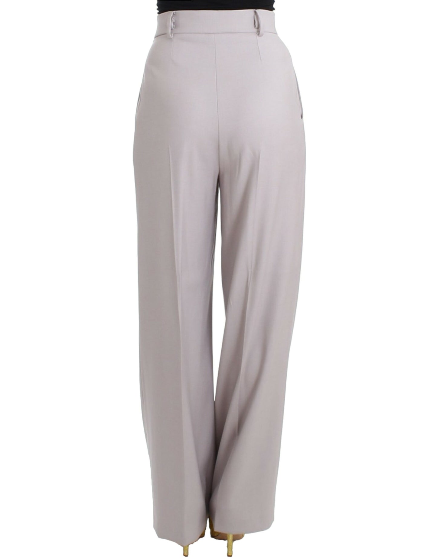 Cavalli Gray high waist pants Cavalli