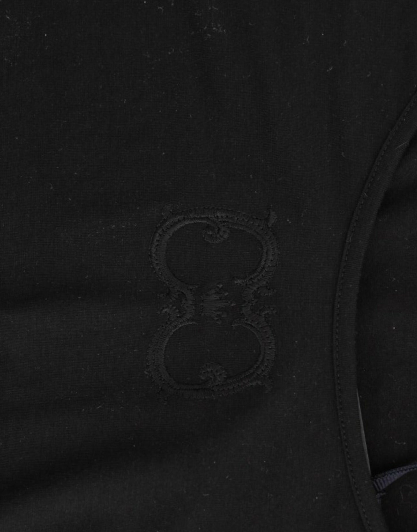 Cavalli Black Cotton Top Cavalli