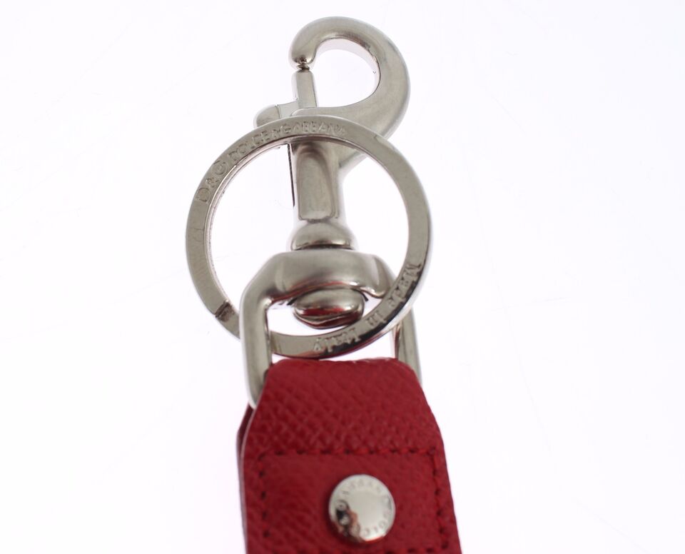 Dolce & Gabbana Multicolor Raffia Leather Clasp Finder Chain Keyring Dolce & Gabbana