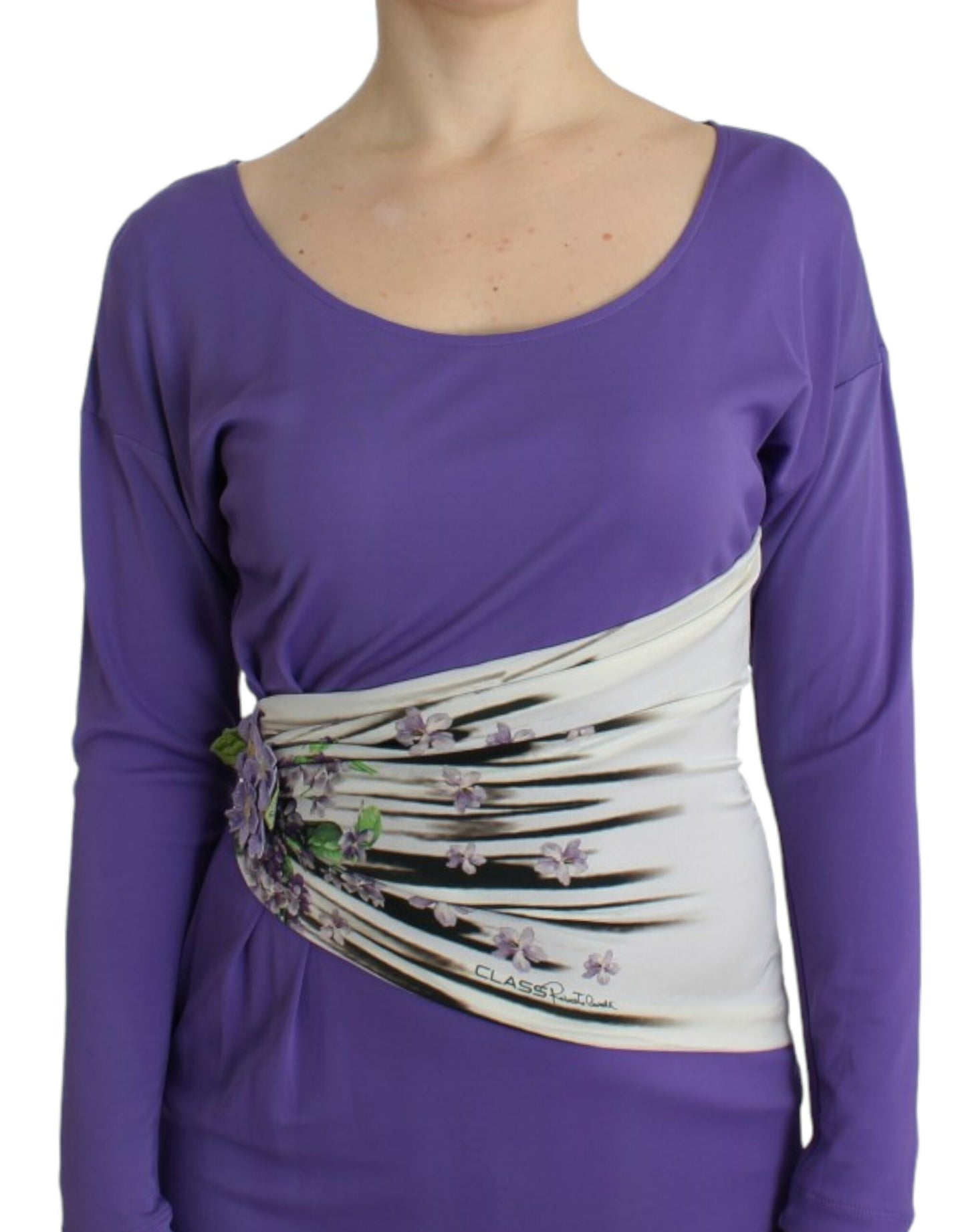 Cavalli Purple longsleeved dress Cavalli