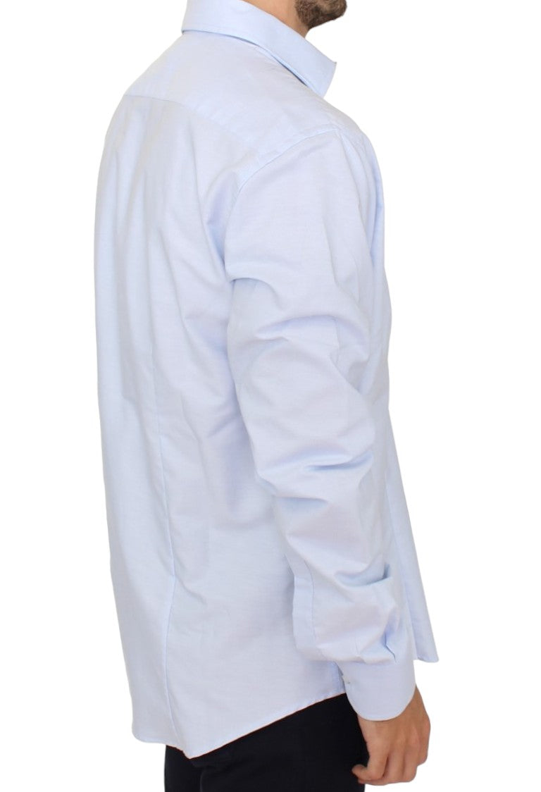 Cavalli Light blue cotton shirt Cavalli