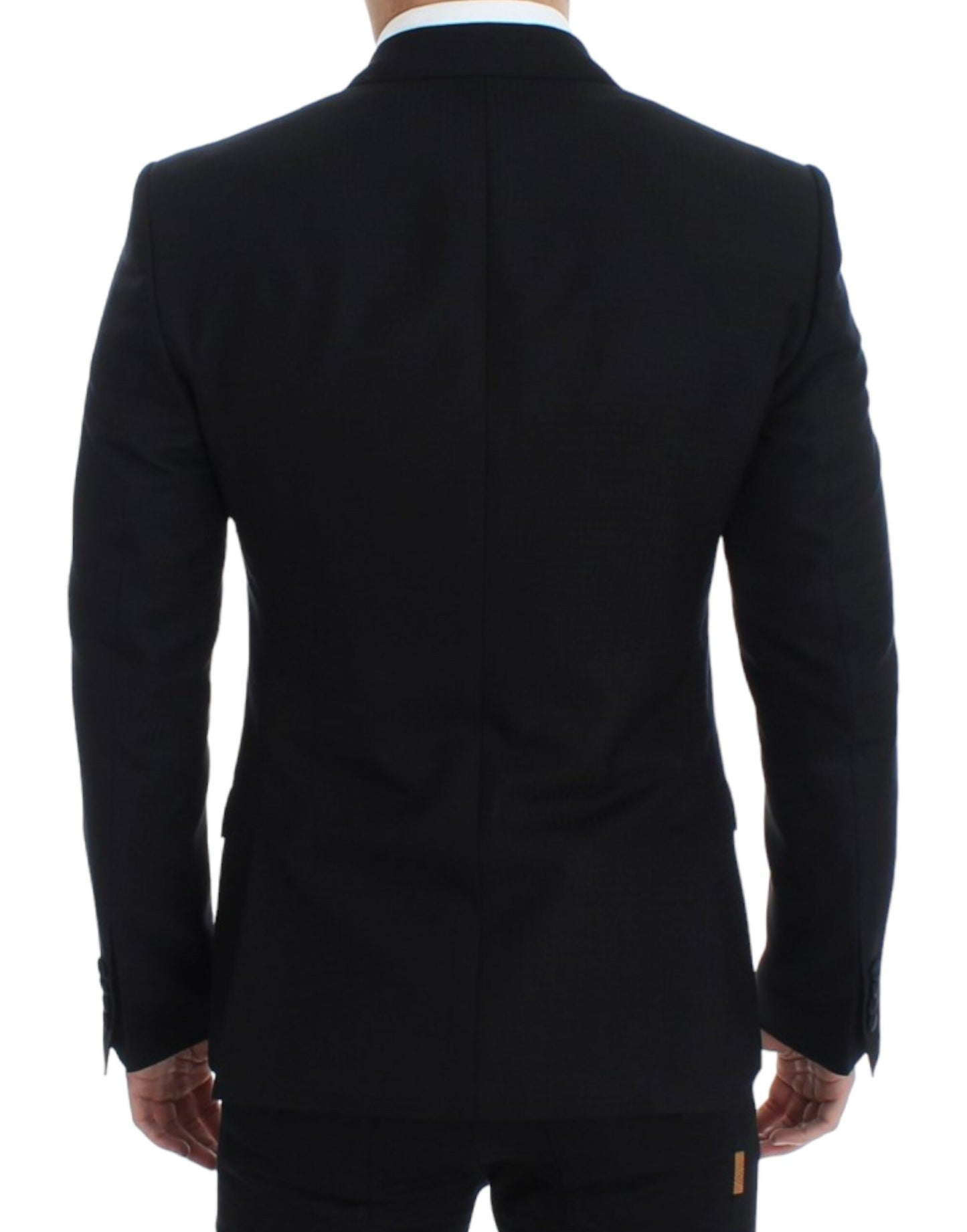 Dolce & Gabbana Black wool silk SICILIA blazer Dolce & Gabbana