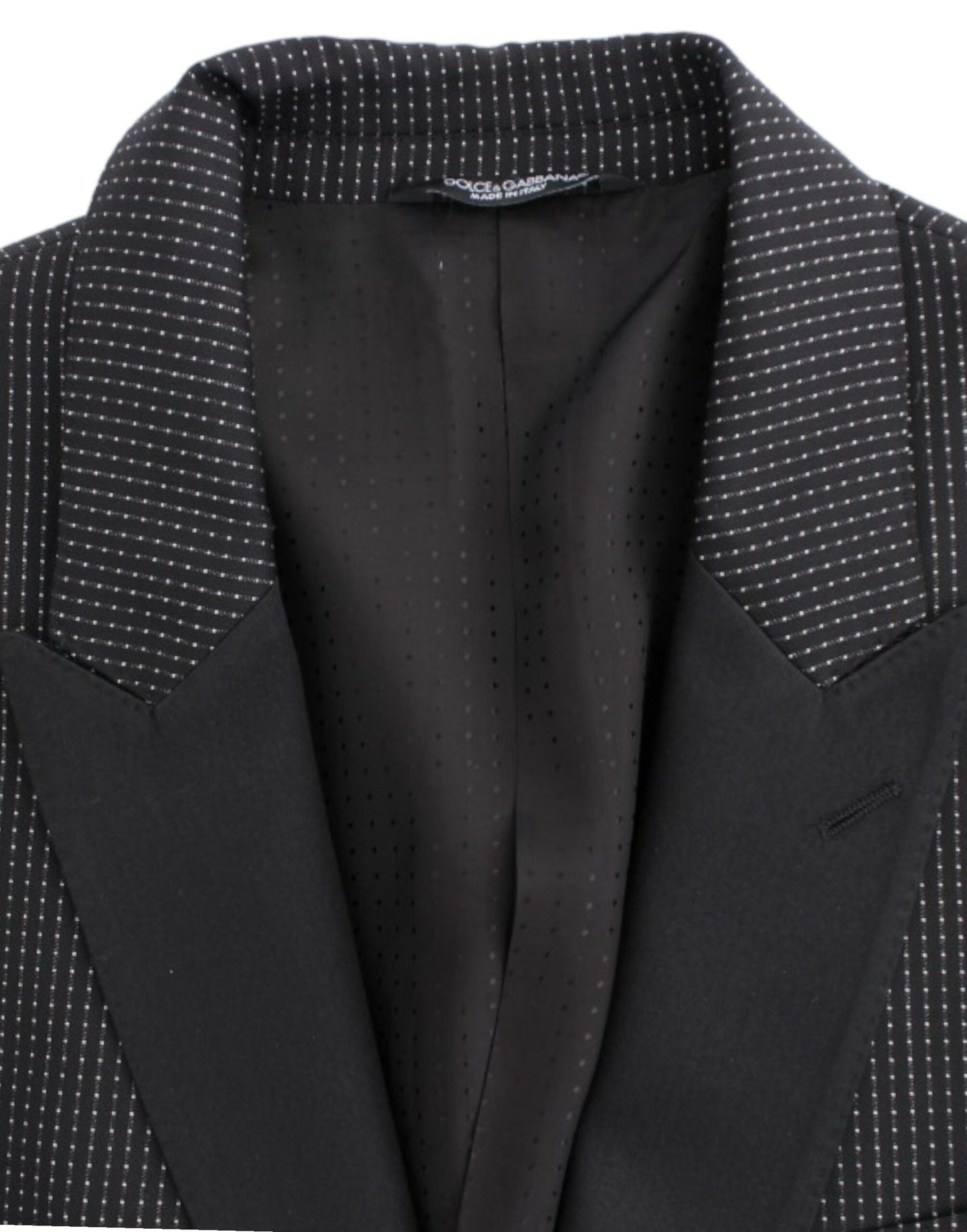 Dolce & Gabbana Black wool slim MARTINI blazer Dolce & Gabbana