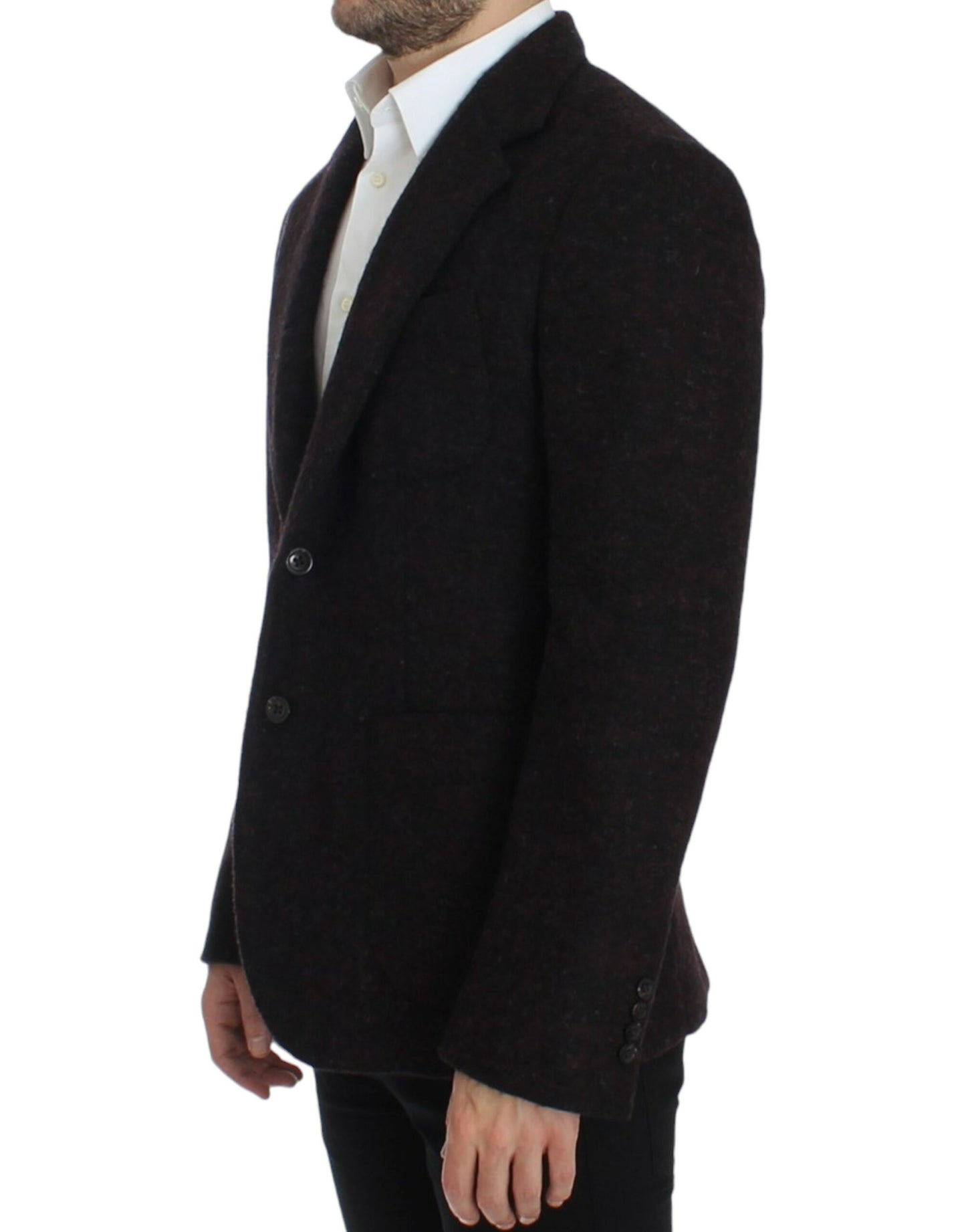 Dolce & Gabbana Bordeaux alpaga two button blazer Dolce & Gabbana