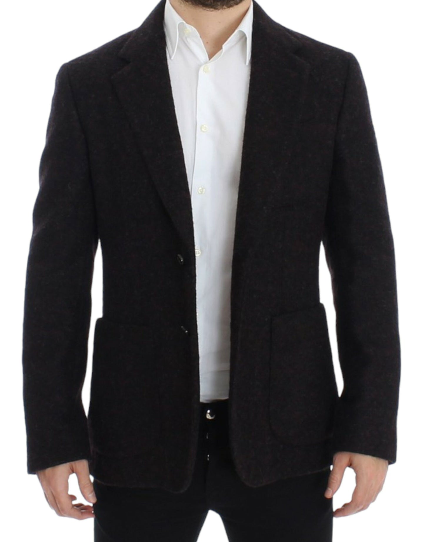 Dolce & Gabbana Bordeaux alpaga two button blazer Dolce & Gabbana