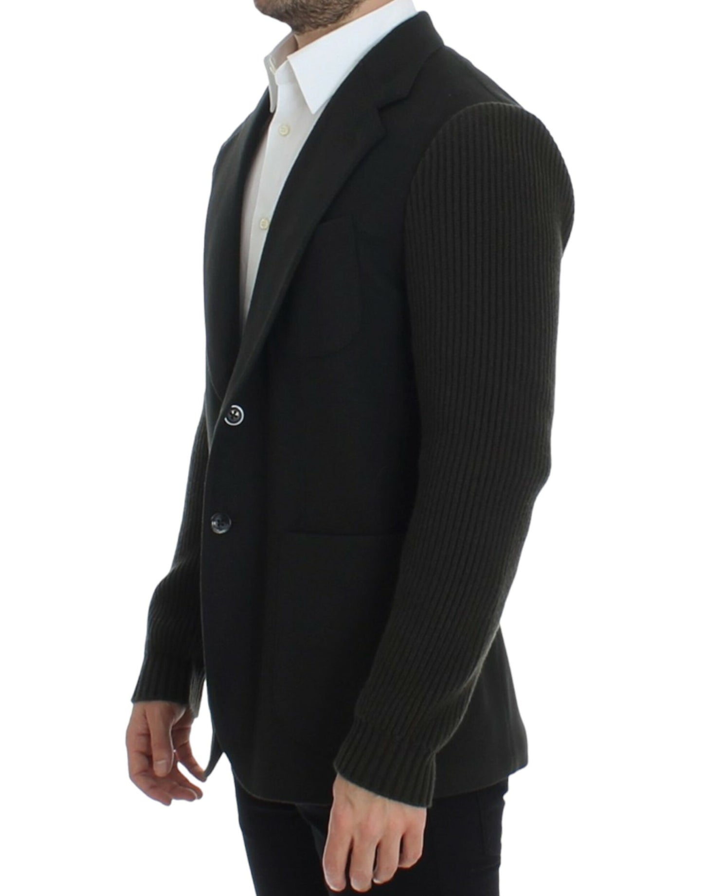 Dolce & Gabbana Green cashmere two button blazer Dolce & Gabbana
