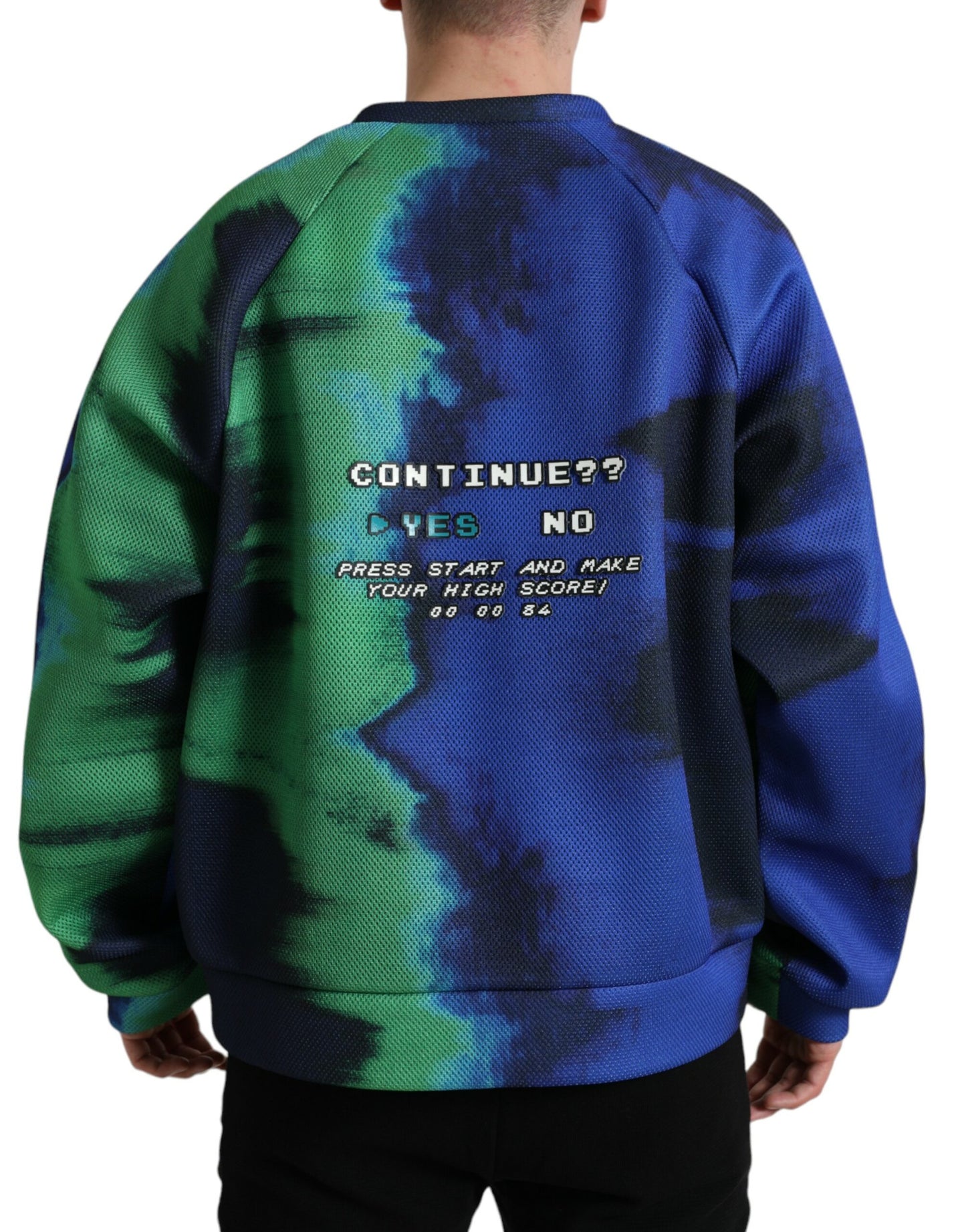 Dolce & Gabbana Multicolor Logo Crewneck Pullover Sweater Dolce & Gabbana