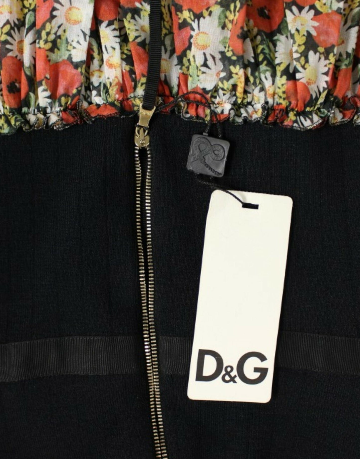 Dolce & Gabbana Multicolor floral bubble halterneck dress Dolce & Gabbana