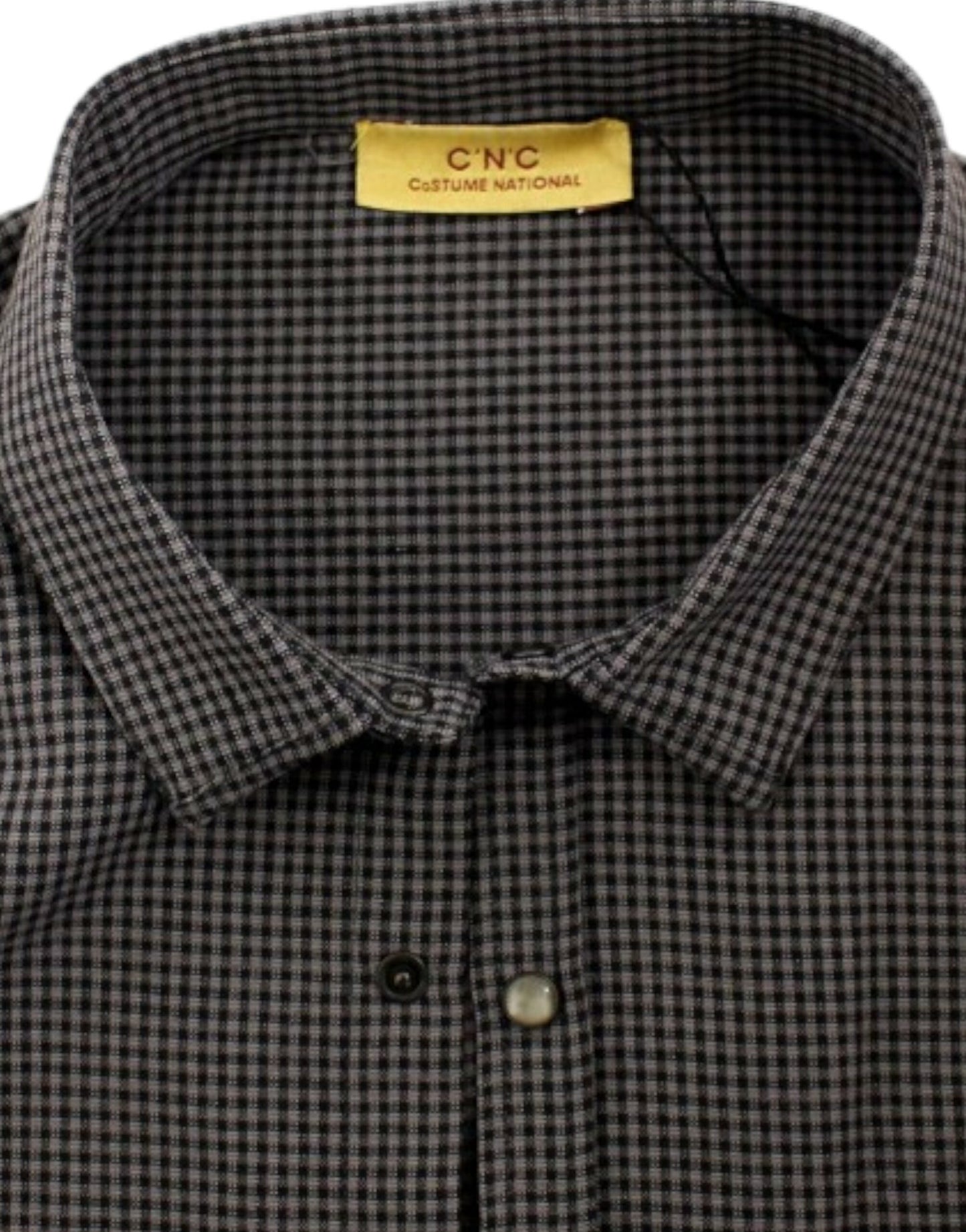 Costume National Gray linen casual shirt Costume National