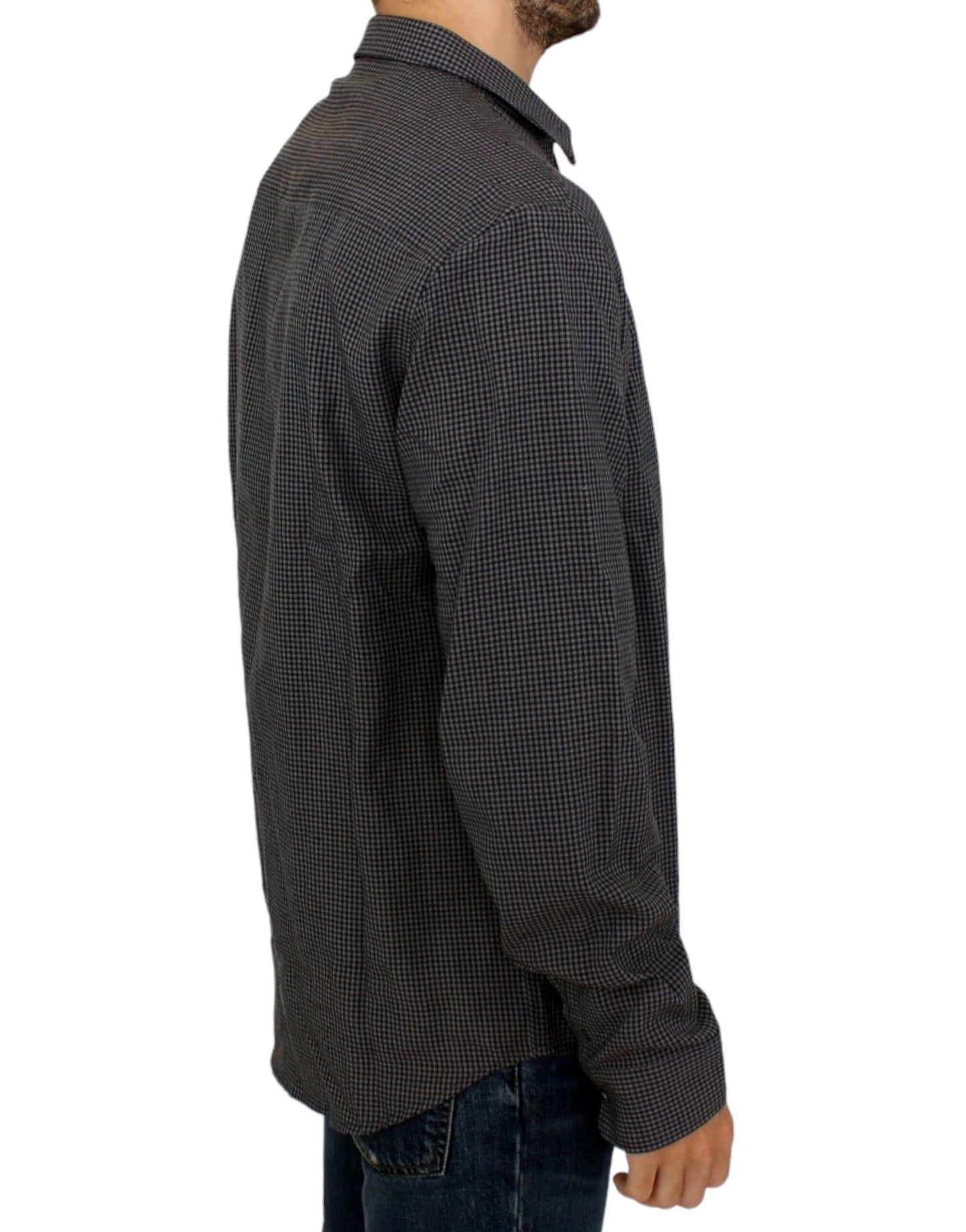 Costume National Gray linen casual shirt Costume National