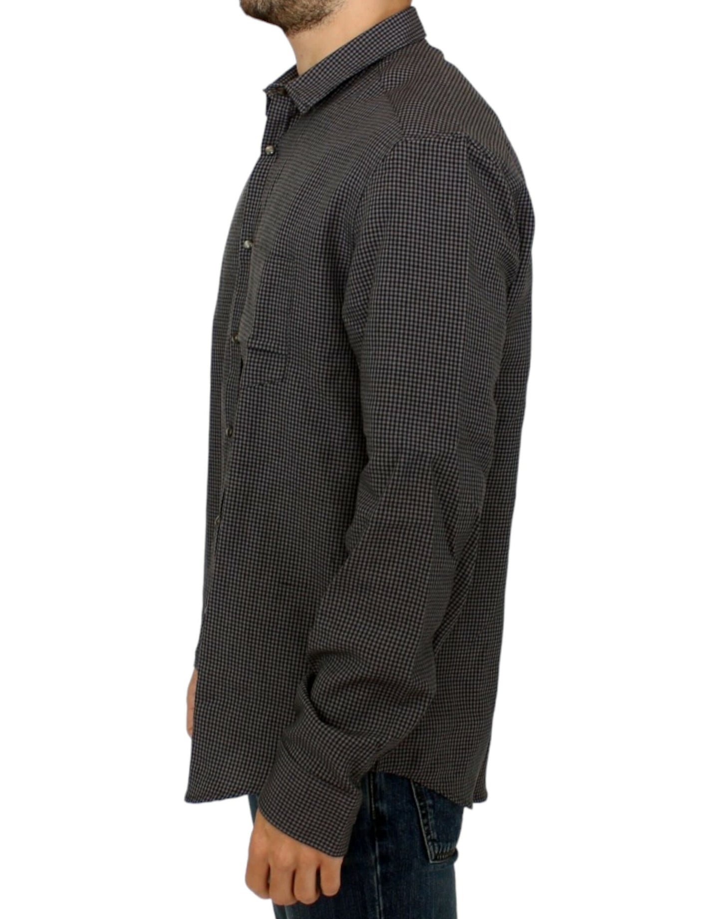 Costume National Gray linen casual shirt Costume National
