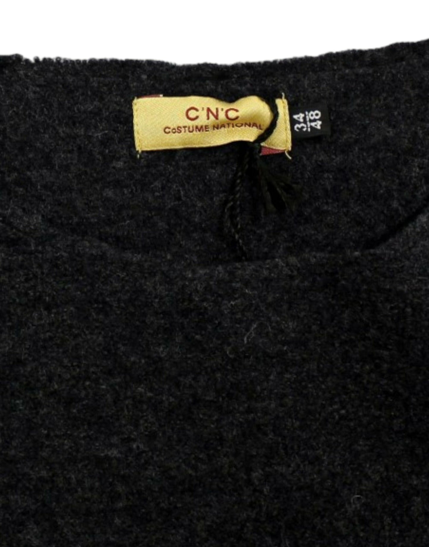 Costume National Gray wool crewneck sweater Costume National
