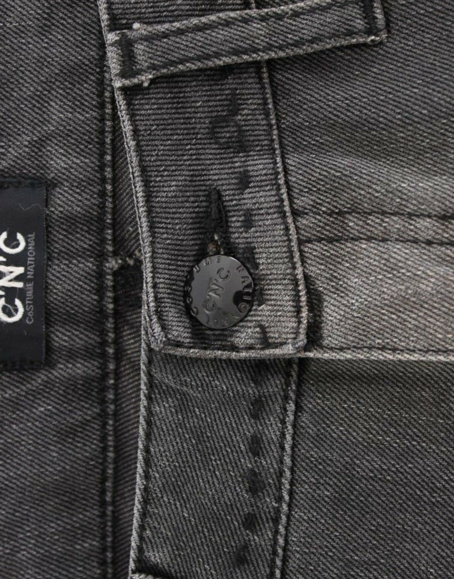 Costume National Gray straight leg jeans Costume National