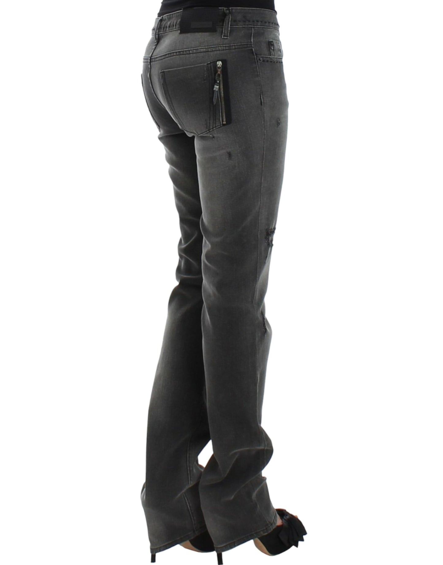 Costume National Gray straight leg jeans Costume National