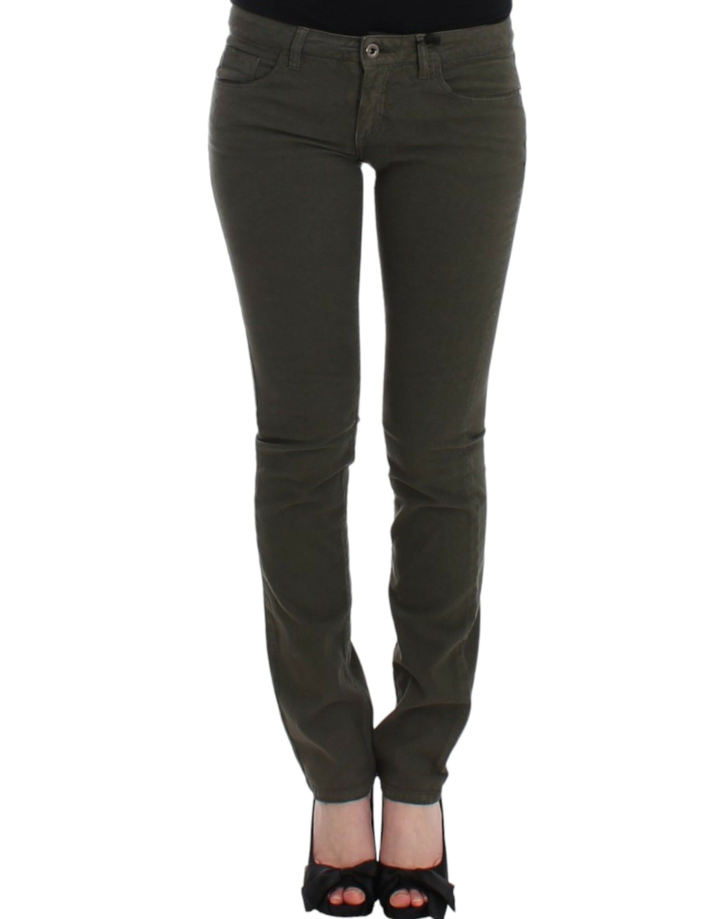 Costume National Green slim leg jeans Costume National