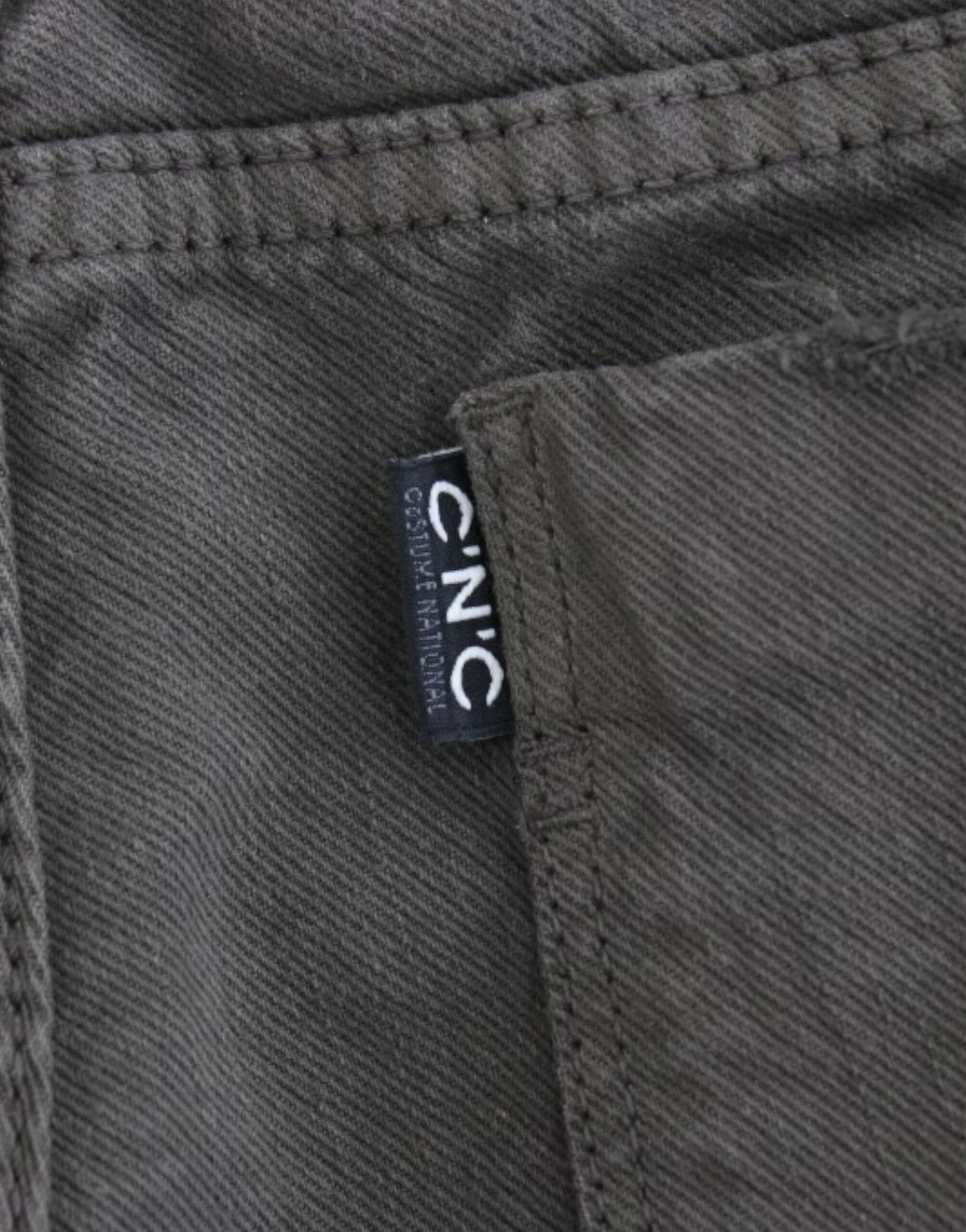 Costume National Green slim leg jeans Costume National