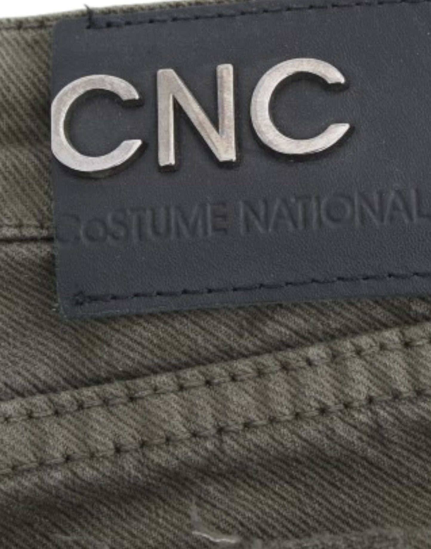 Costume National Green slim leg jeans Costume National