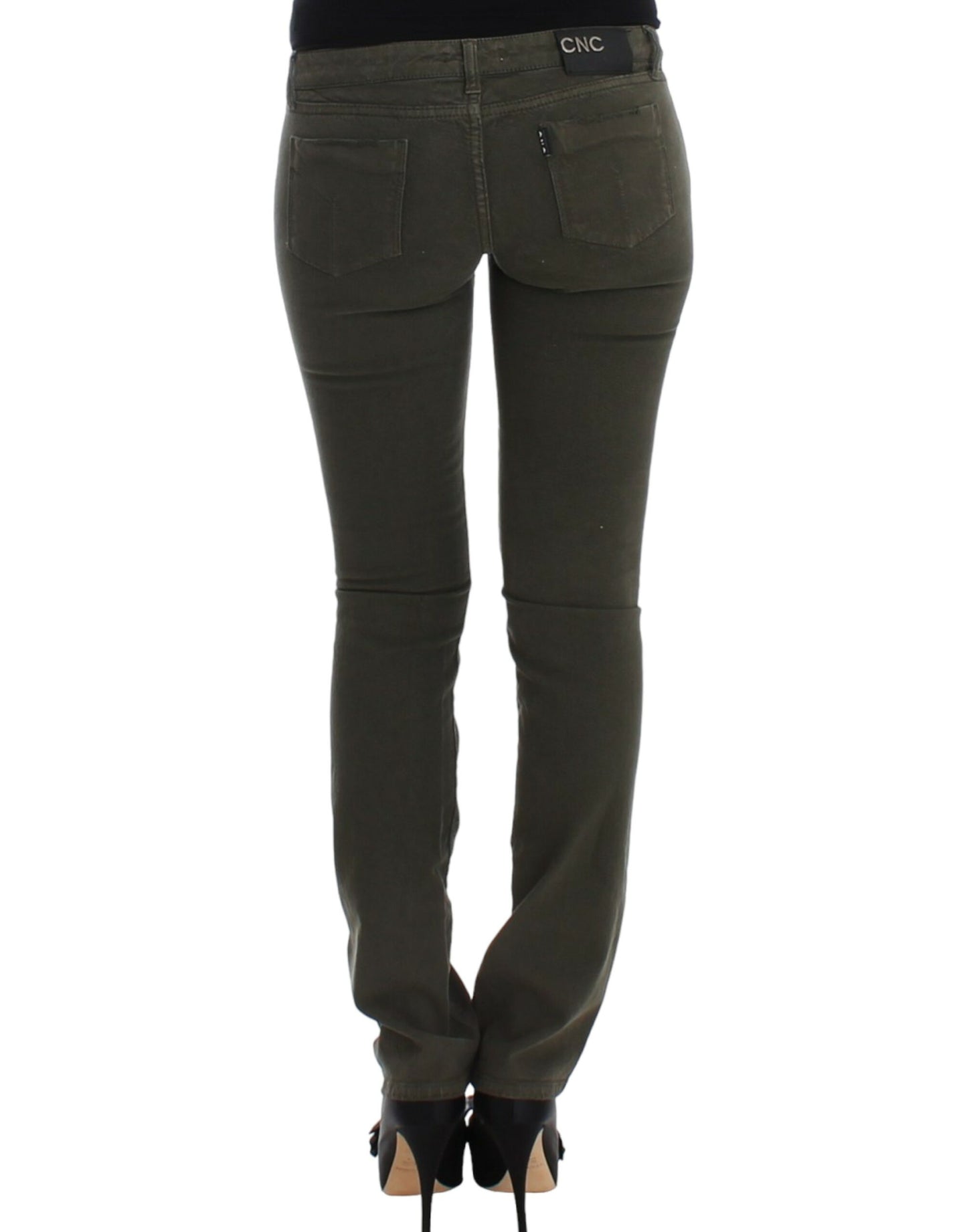 Costume National Green slim leg jeans Costume National