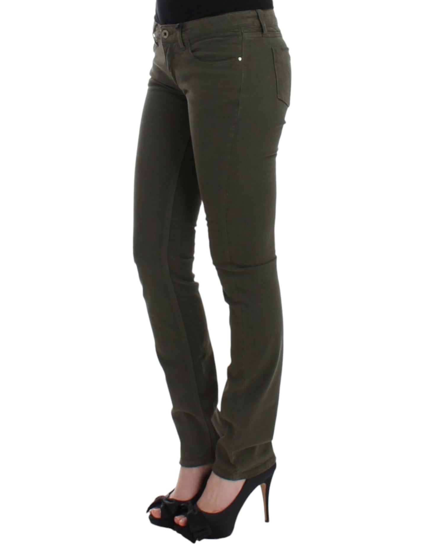 Costume National Green slim leg jeans Costume National
