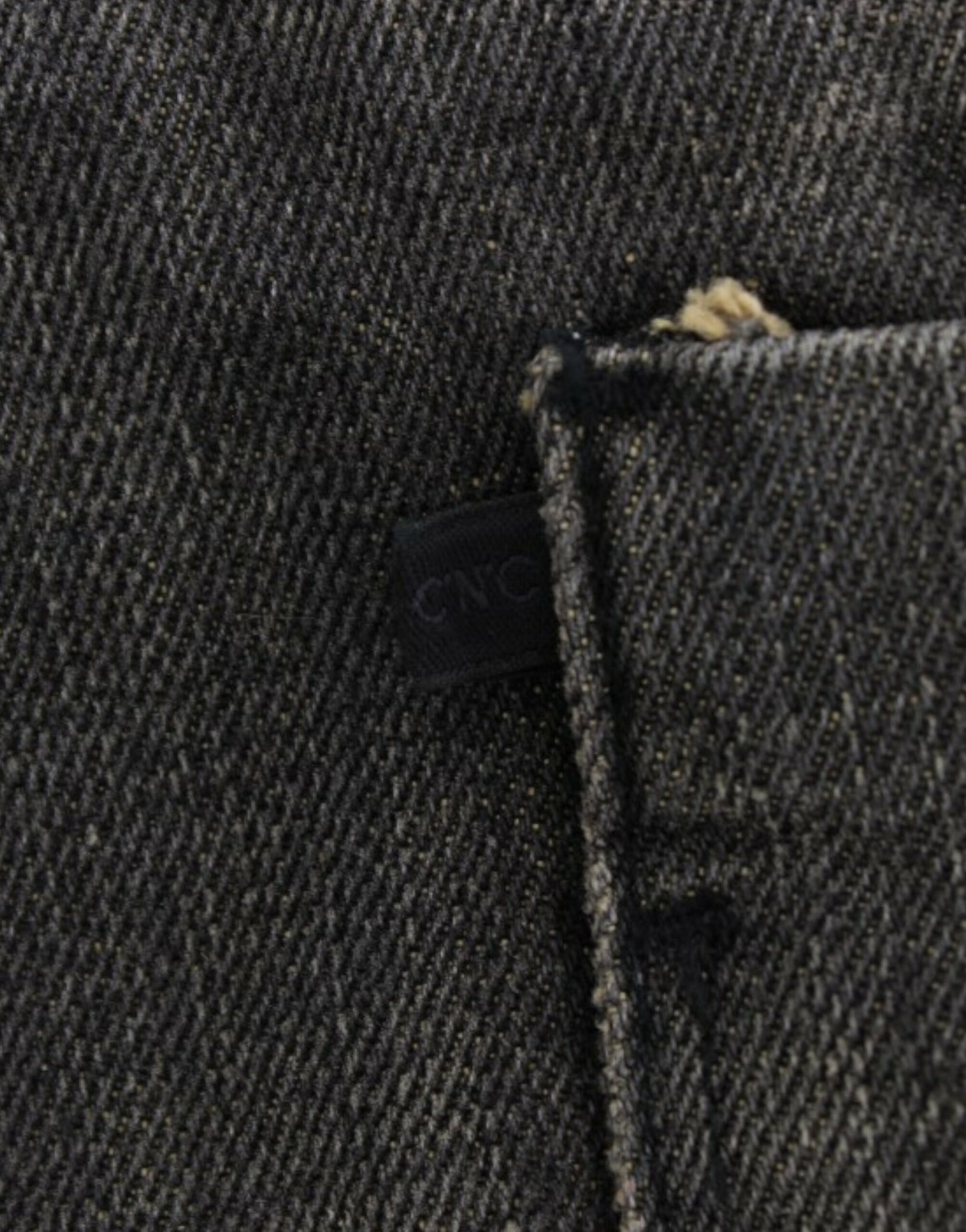 Costume National Gray distressed jeans Costume National