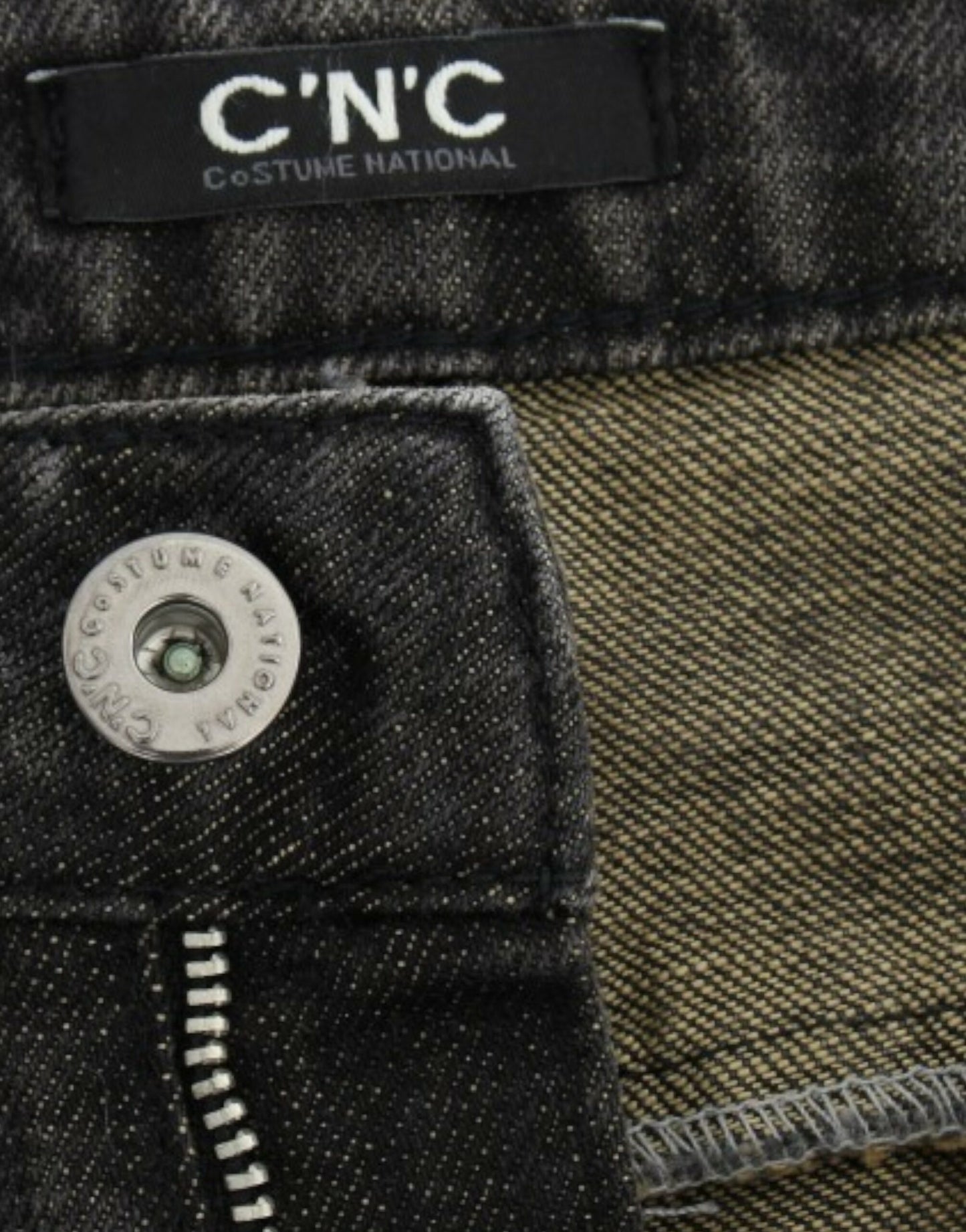 Costume National Gray distressed jeans Costume National